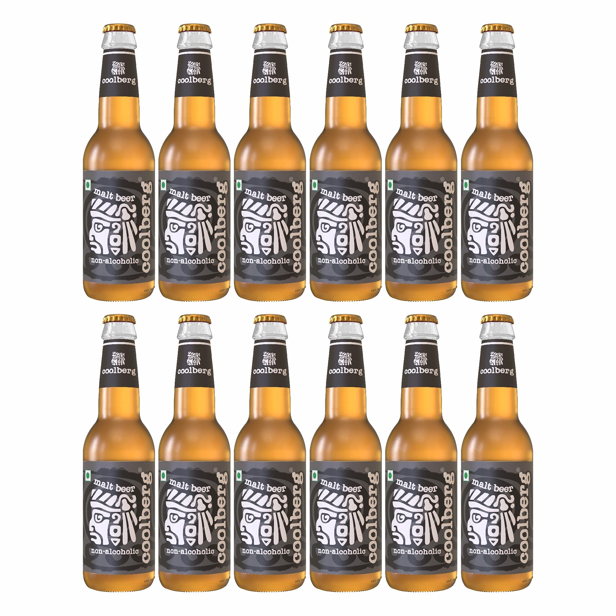 Coolberg Malt Non Alcoholic Beer 330ml Glass Bottle - Pack of 12 (330ml x 12) (B09C94PQTD) Amazon Price History, Amazon Price Tracker