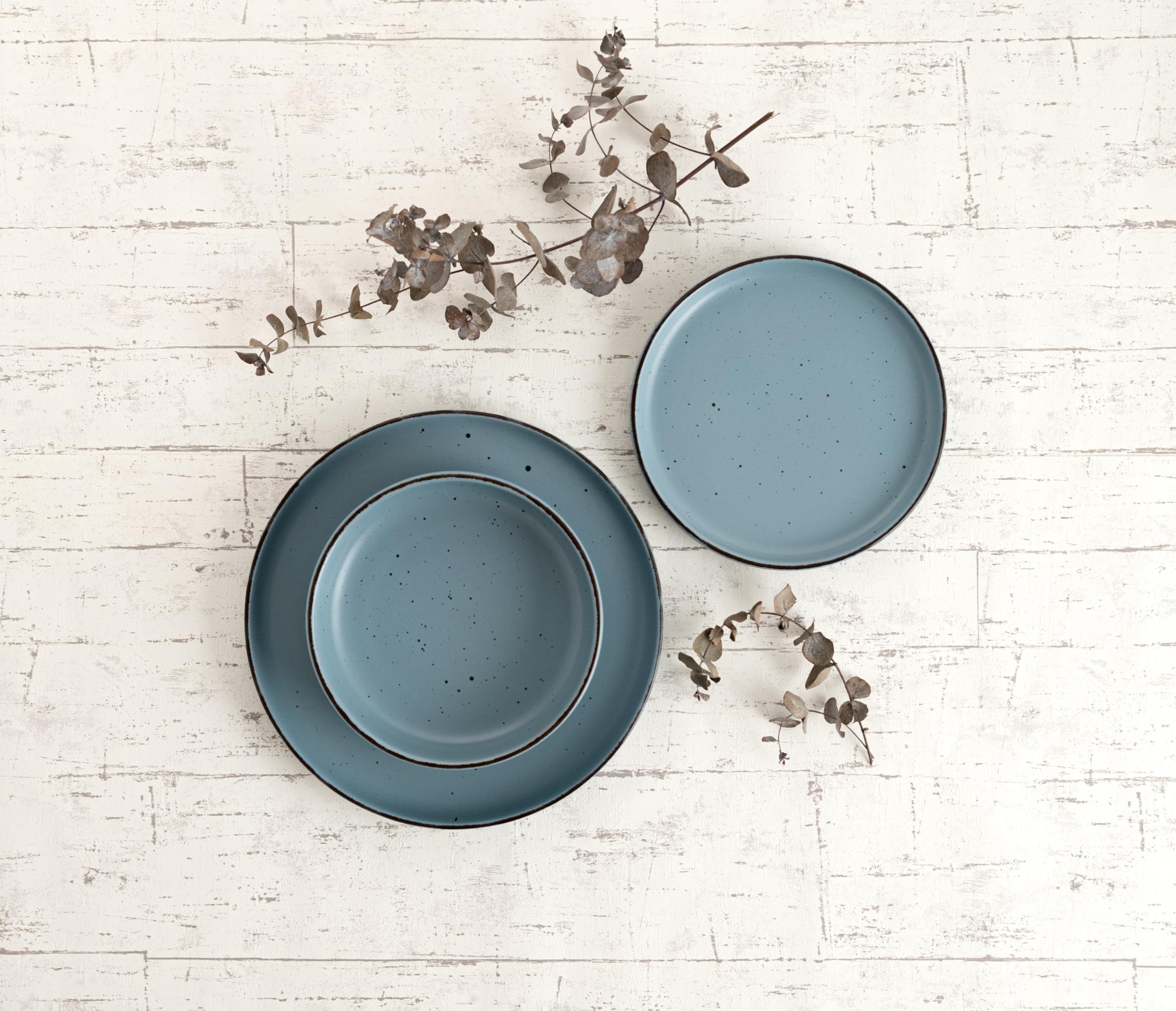 QUID MARINA - Ceramiczna zastawa stołowa 12 sztuk - 4 osoby
