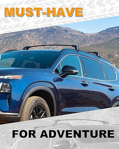 Miniatura 7 de Snailfly Barra transversal mejorada para Hyundai Santa Cruz SE SEL 2021 2022 2023 portaequipajes limitados de alta calidad barra transversal