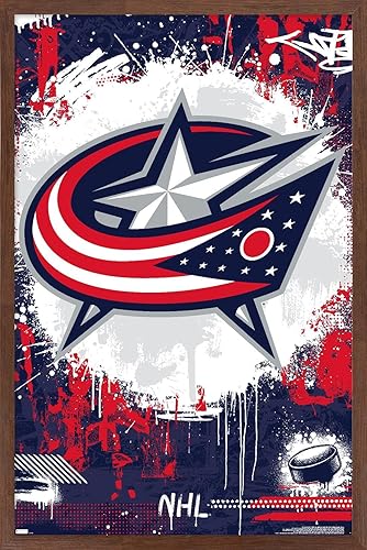 Miniatura 6 de Trends International NHL Columbus Blue Jackets - Póster de pared con logotipo Maximalist 23