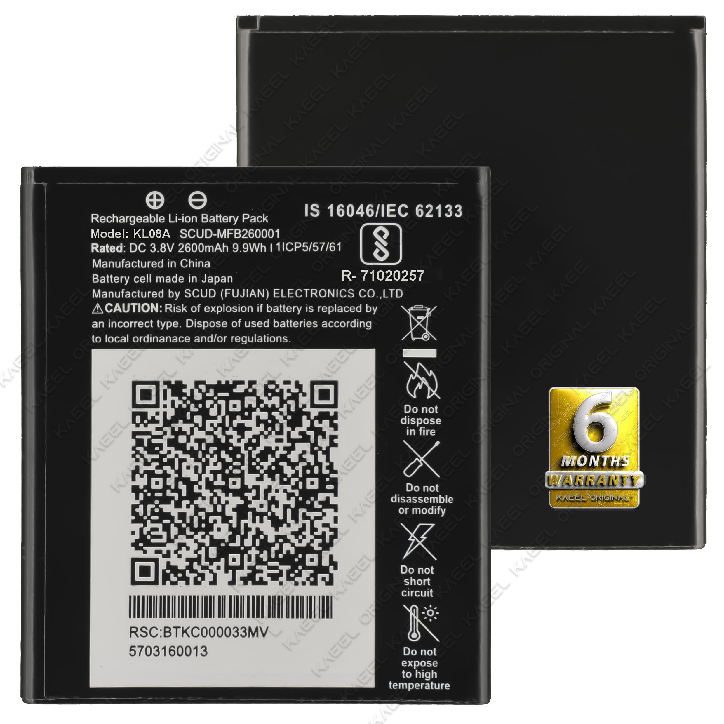 KAEEL ORIGINAL SCUD-MFB260001 2600mAh Battery for JioFi Fi 3 Wireless Router Data Card 4G SIM LTE Mobile Wi-Fi B 6 Months Warranty* (B093BM7XYN) Amazon Price History, Amazon Price Tracker