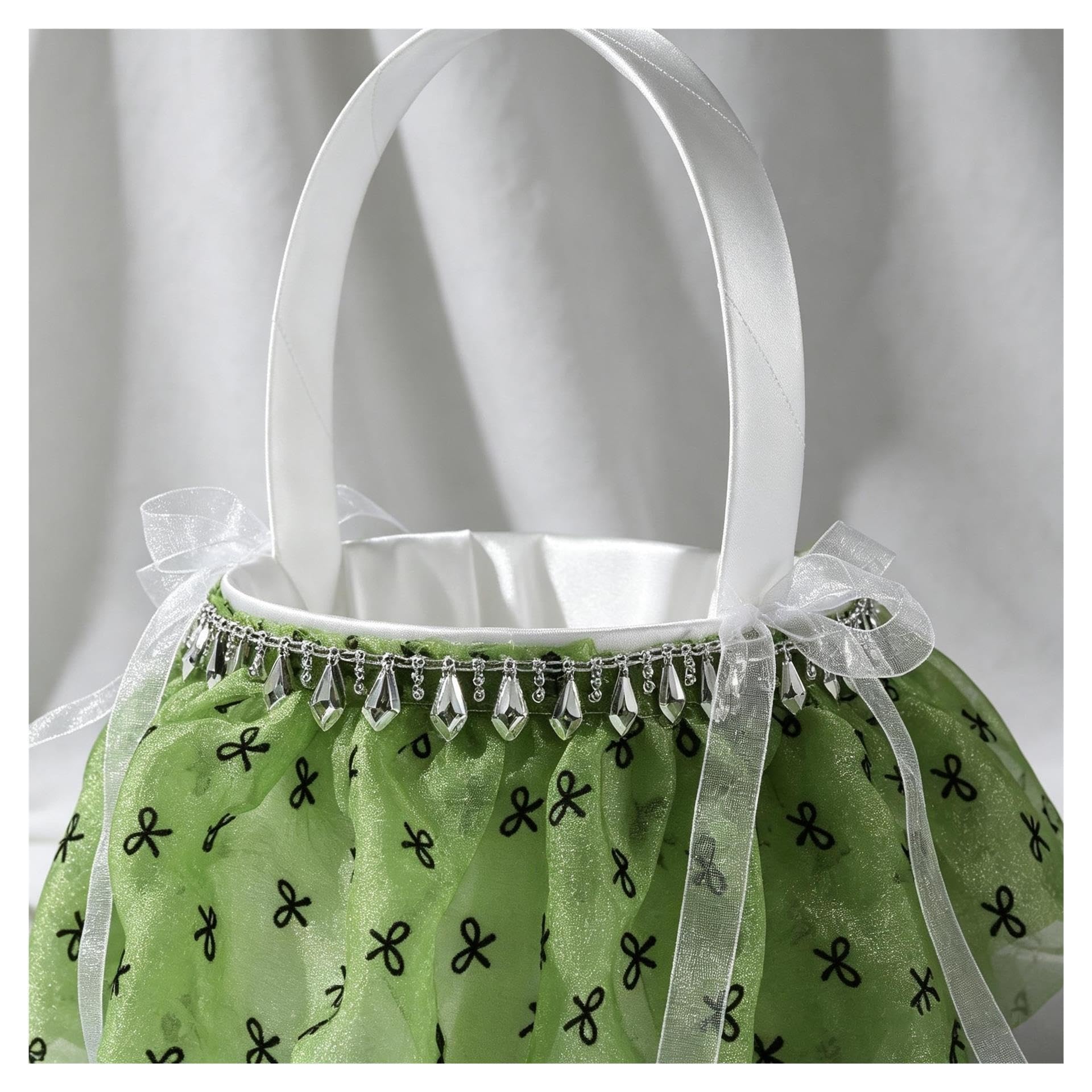 1pcs Small Wedding Flower Basket Per Matrimoni