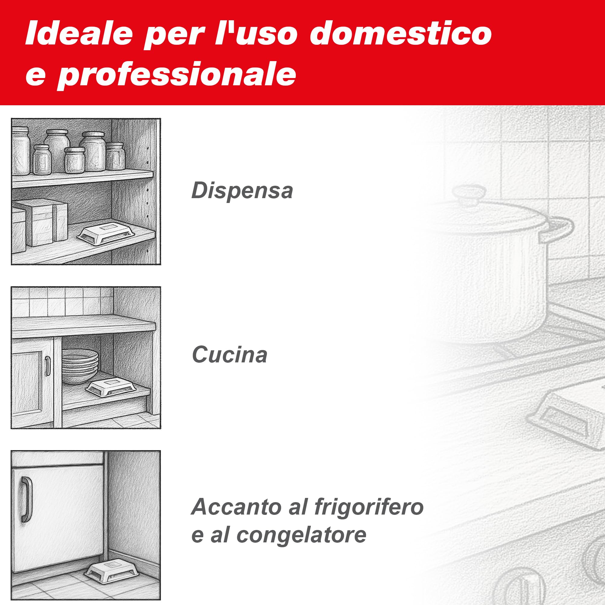 SWISSINNO Trappola per Tignole Alimentari – 2 Pezzi – Trappola con Feromone per Dispense e Cucine – Monitoraggio di Infestazioni da Tignola del Cibo – Facile da Applicare