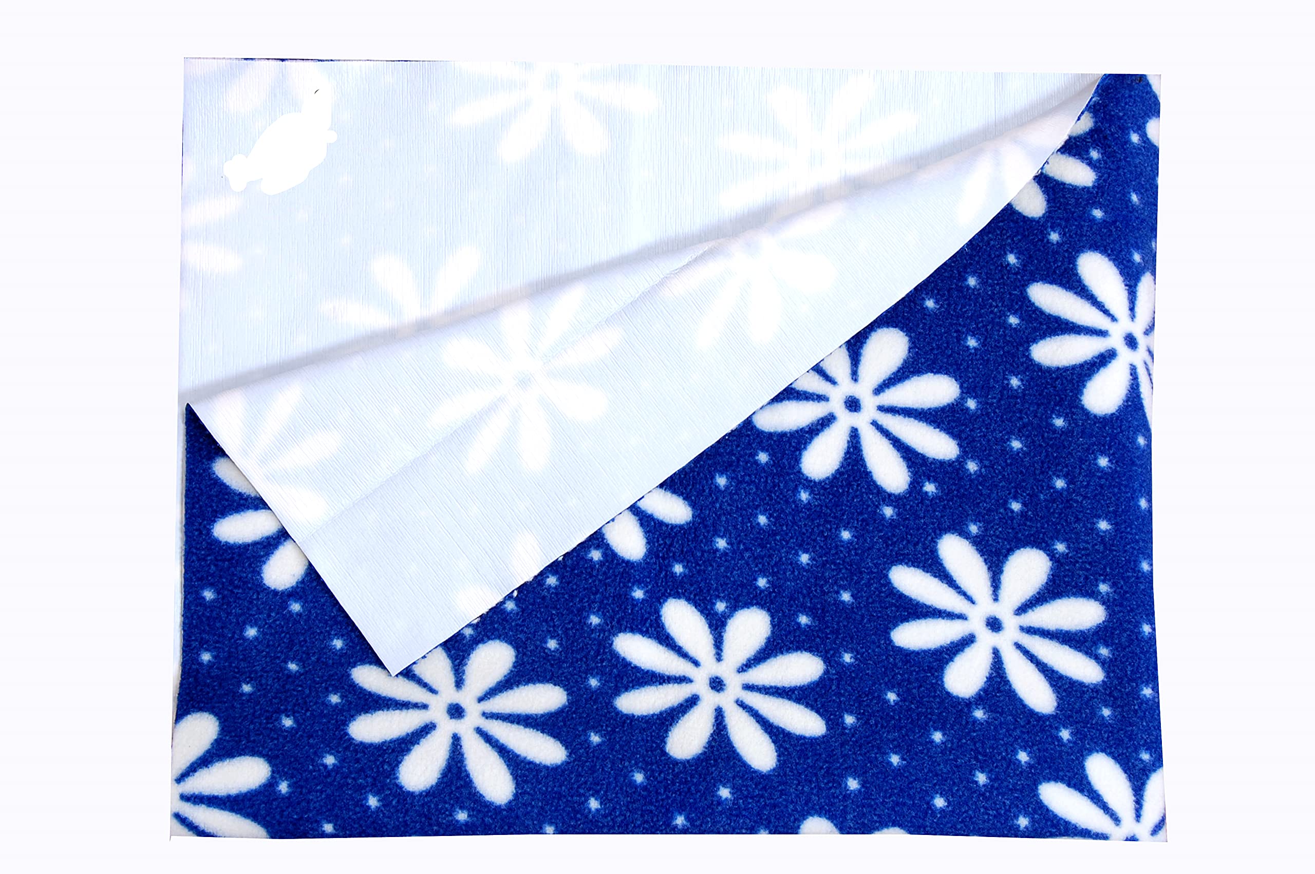 GURU KRIPA BABY PRODUCTS High Absorbent Water Resistant Bed Protector Fastly Dry Washable Hygienic Baby Sheet Soft Breathable Free Reusable Sheets for Babies Crib Mattress Sheet 135 cm x 95 cm