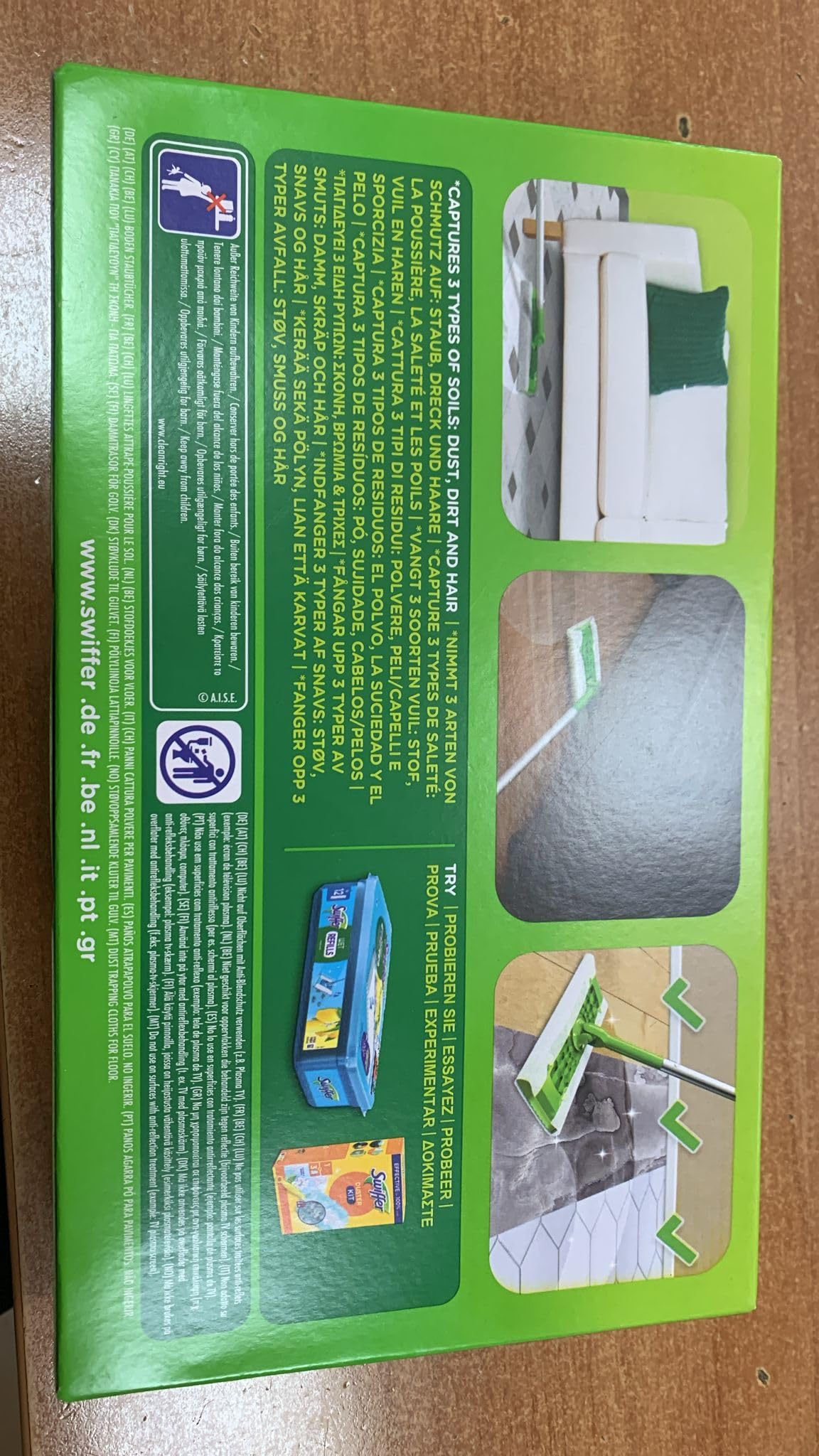 6 PACCHI DI Swiffer XXL Panni Di Ricambio Per Pavimenti DA 12 Pezzi, Per Catturare E Intrappolare La Polvere + OMAGGIO PORTACHIAVI