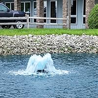 Vista 3 de Scott Aerator Boilermaker Aireador de estanque - Aireador de superficie de 3/4 HP 230V con cable eléctrico de 150 pies - Aireador de estanque