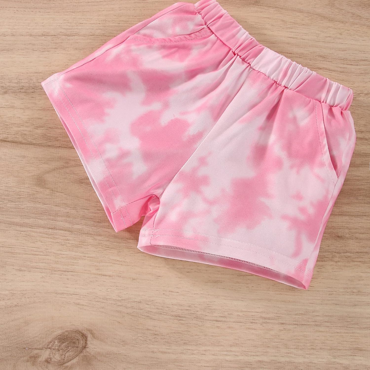 Kids Toddler Boy Clothes Sports Casual Tie Dye Letters Prints Sleeveless T Shirt Elastic Waist Shorts Set Outfit Babies Sets (Pink, 12-18 Months) : Clothing, Shoes & Jewelry