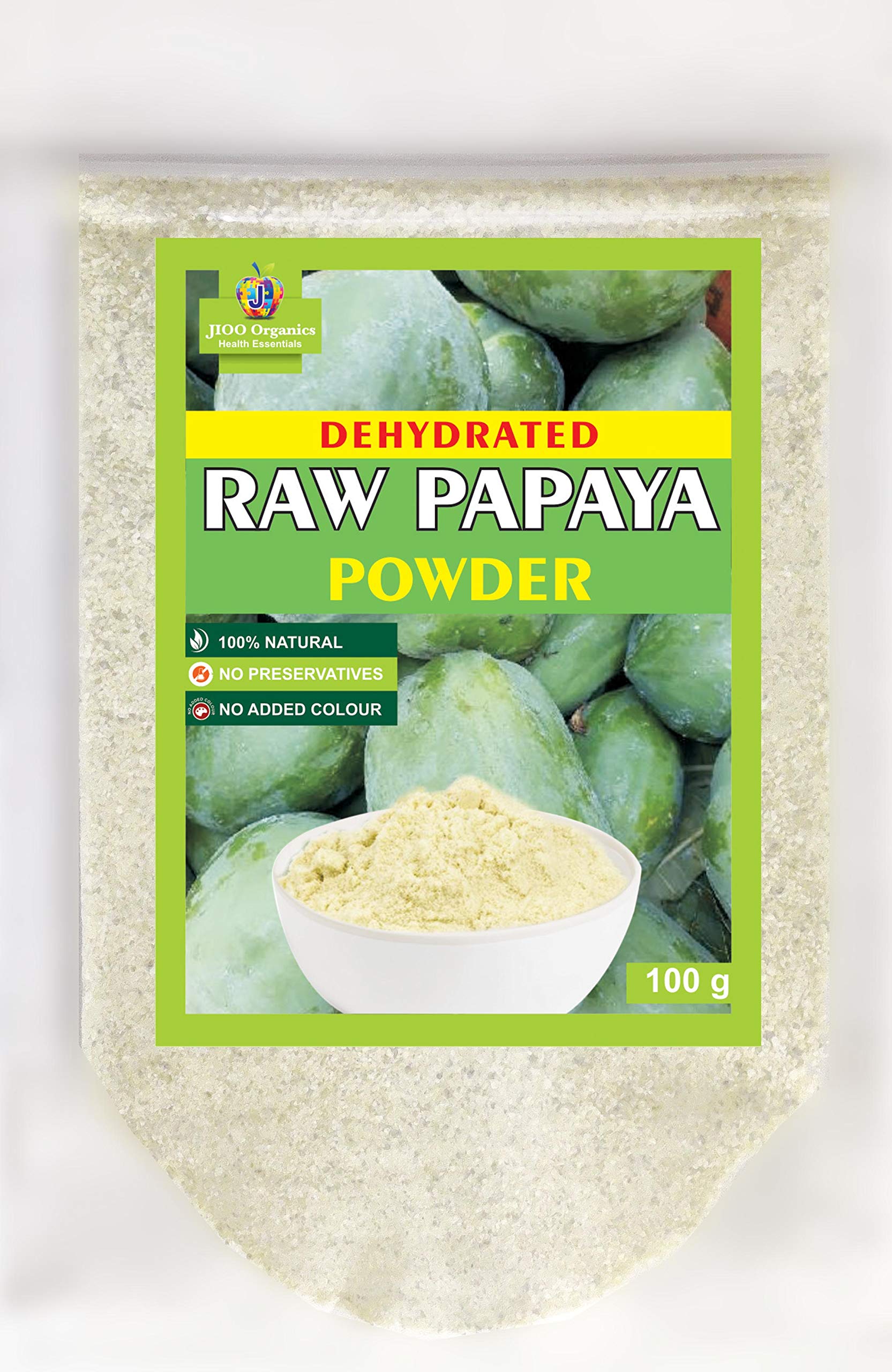 Jioo Organics Raw Papaya Powder – 100gm