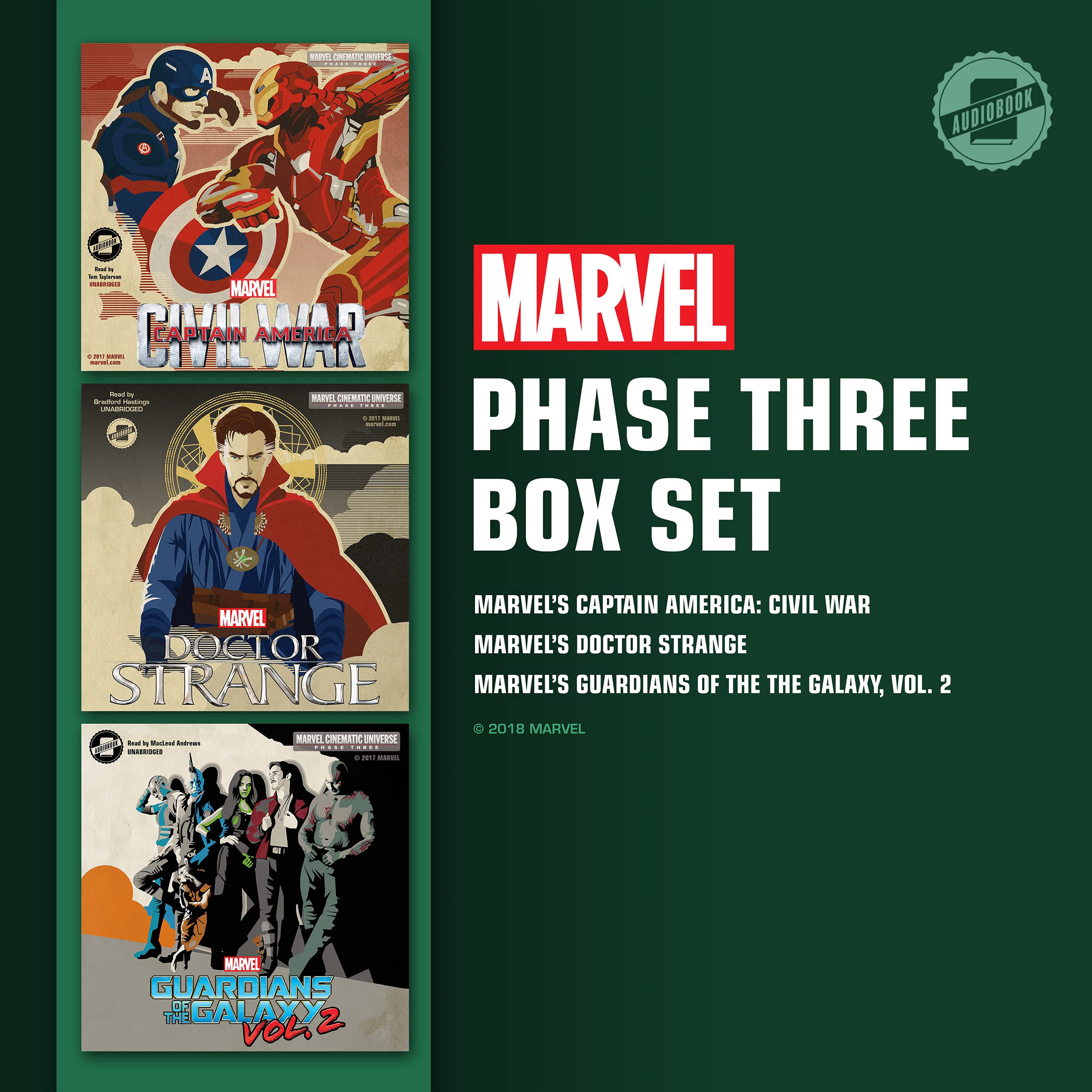 Cover art for Marvel's Phase Three Box Set