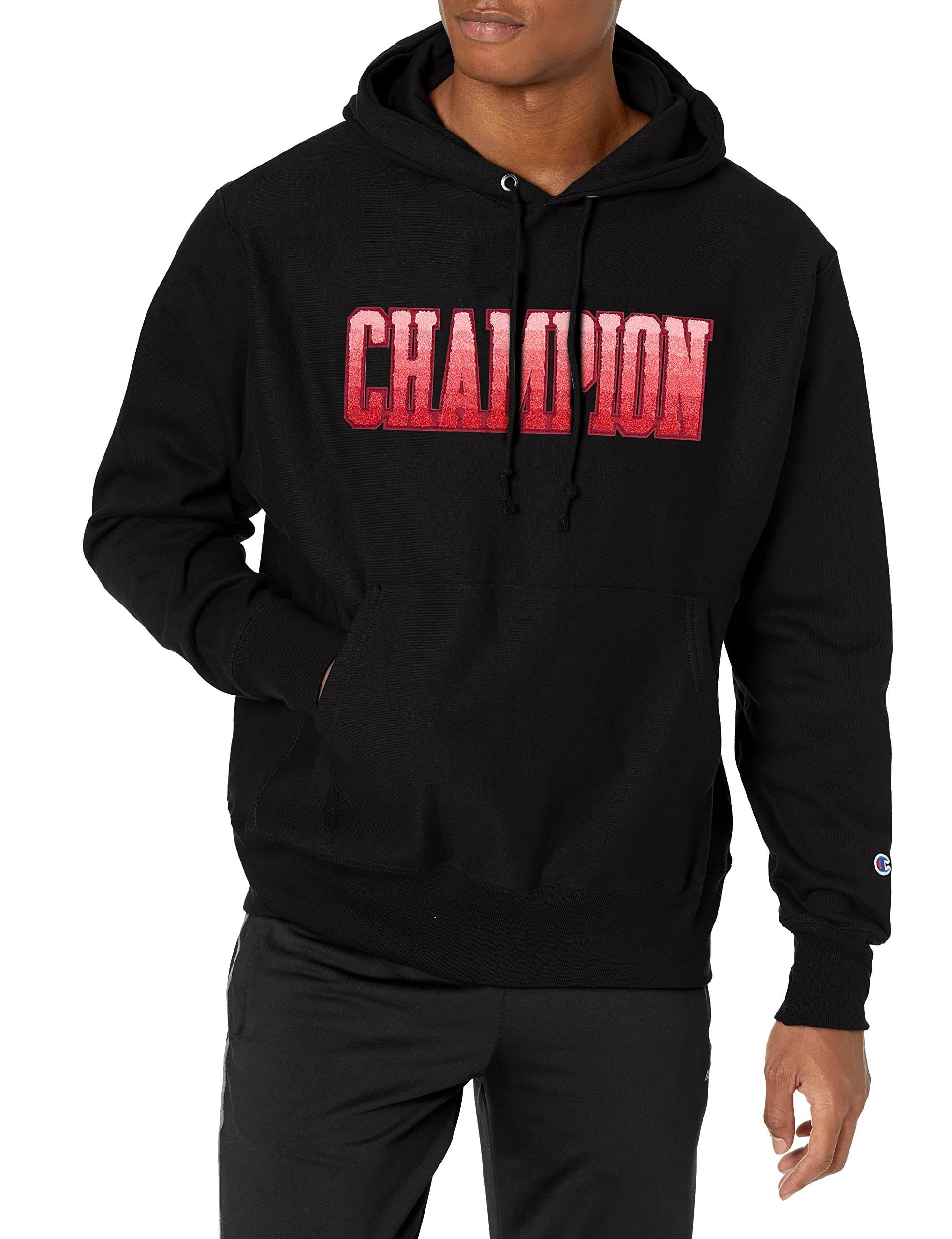 Photo 1 of Champion Men's Reverse Weave Pullover, Ombre Block medium