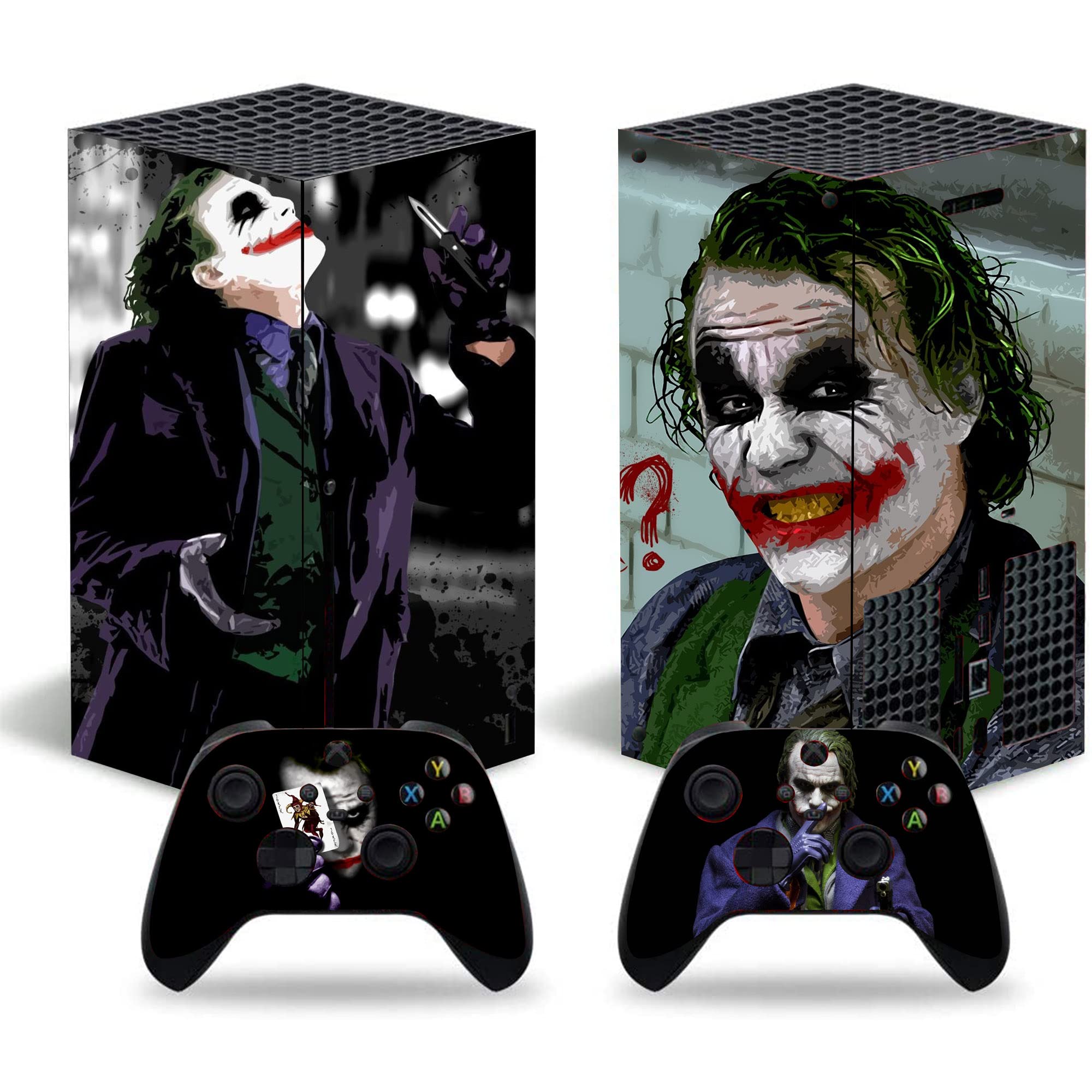BOZTYRI Cool X-Box Series X Skin Set，Anime Protector Wrap Cover Protective Faceplate Full Set Compatible with X-Box Series...