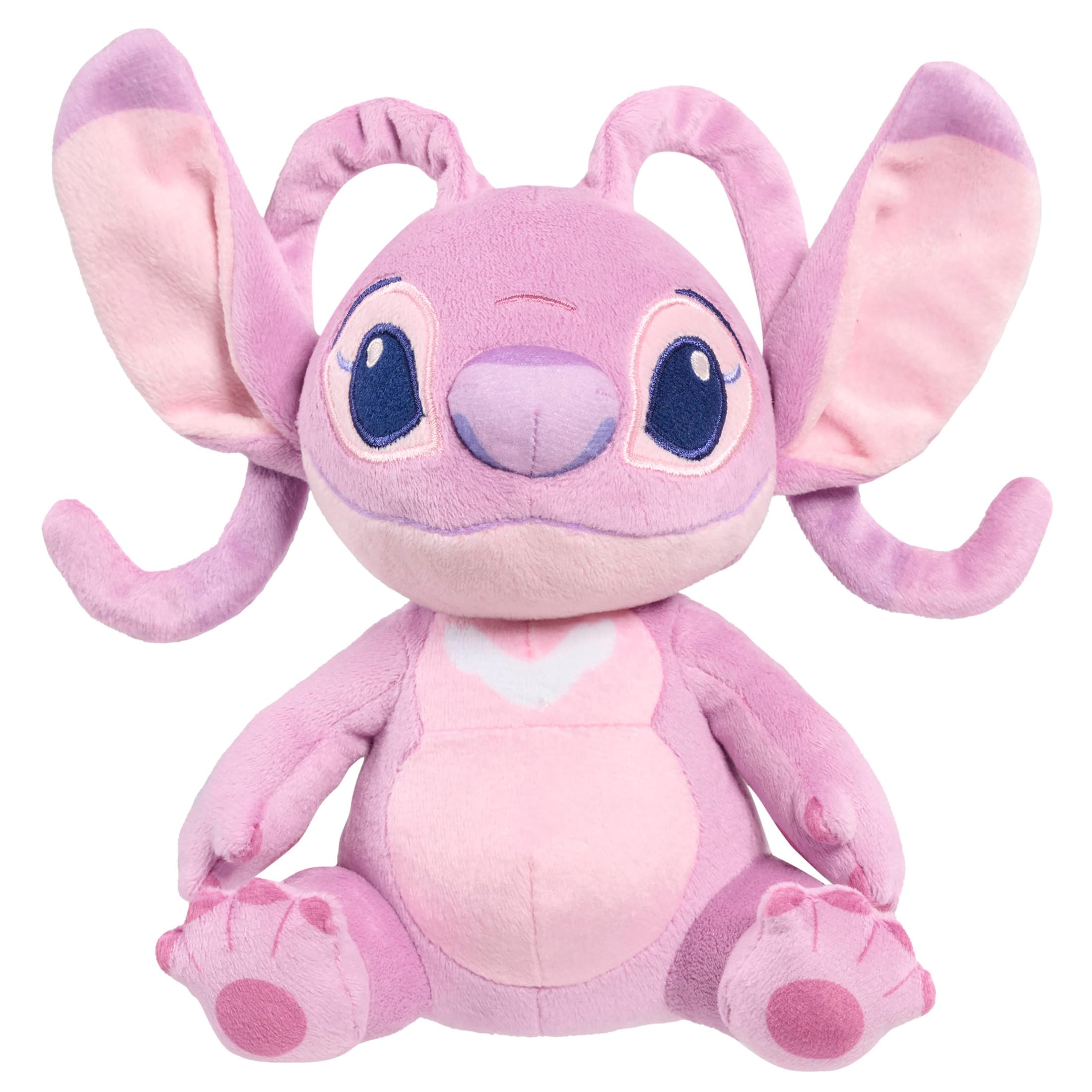 Just Play Disney Stitch Sound and Scent Small Plush - Angel, Kids Toys for Ages 2 Up