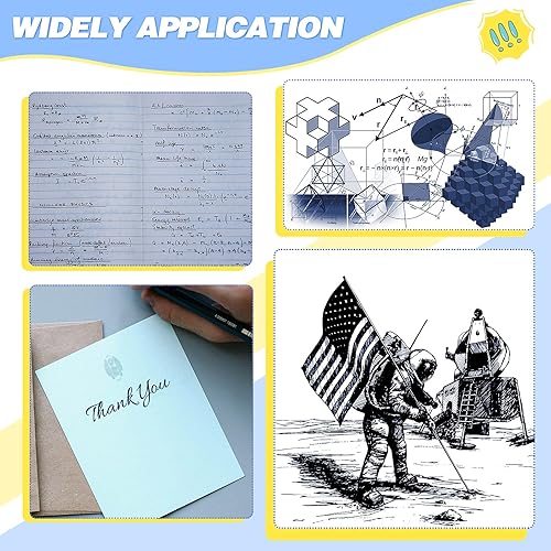 Miniatura 7 de 30 repuestos de bolígrafo retráctil, repuestos de bolígrafo de tinta de 0.039 in, repuestos para suministros escolares de oficina, punta media (azul)