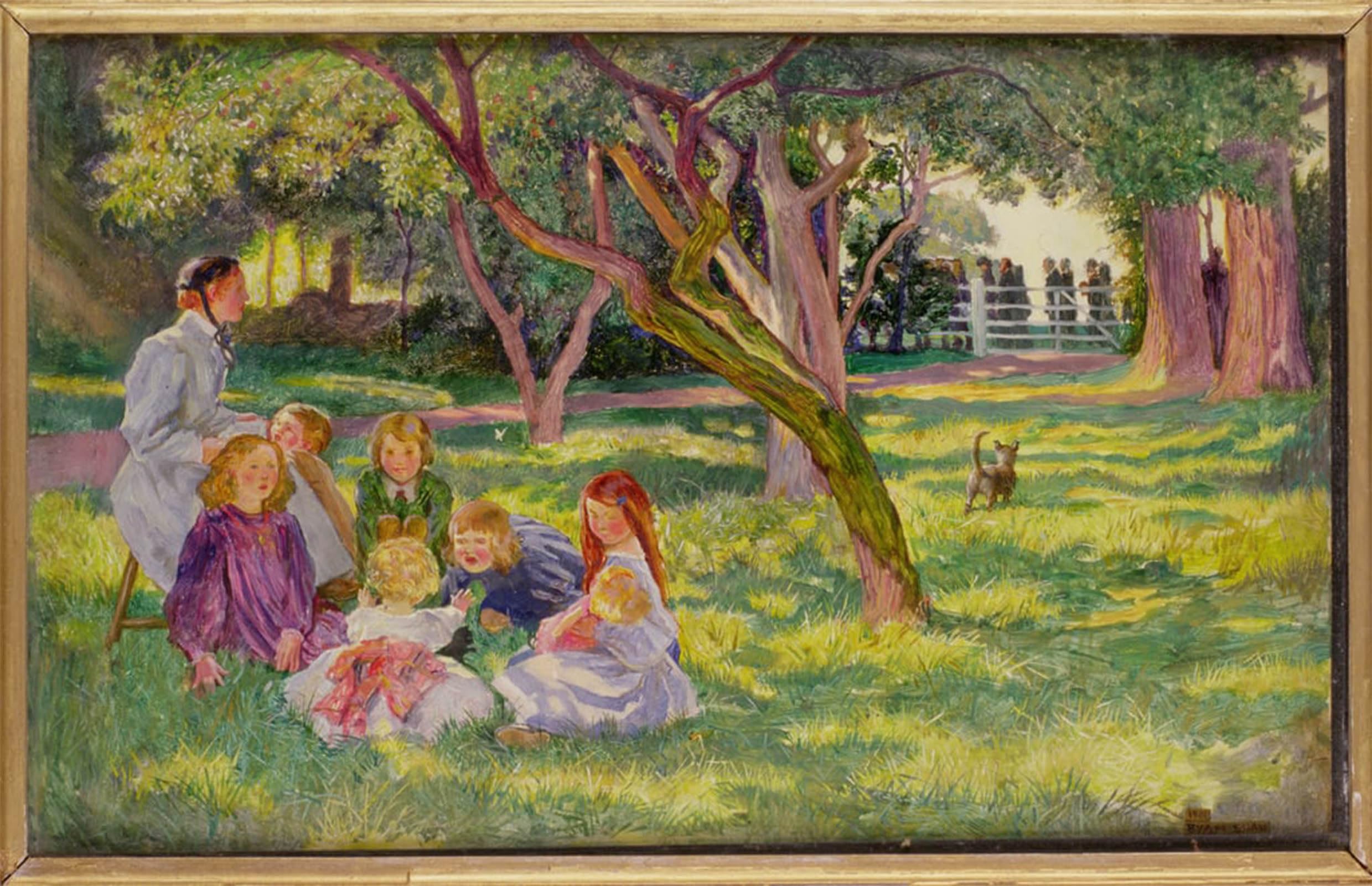 SERENDIPITP Vintage Wall Art Canvas Nordic Poster Canvas Print Picture One Generation Passeth Away and Another Generation Cometh by Byam Liston Shaw Wall Art Poster for Home Decor 60x90cm