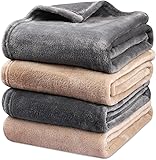 Onarway Dog Blanket Washable for Puppy: 4 Packs Dog Blankets 40”x28”