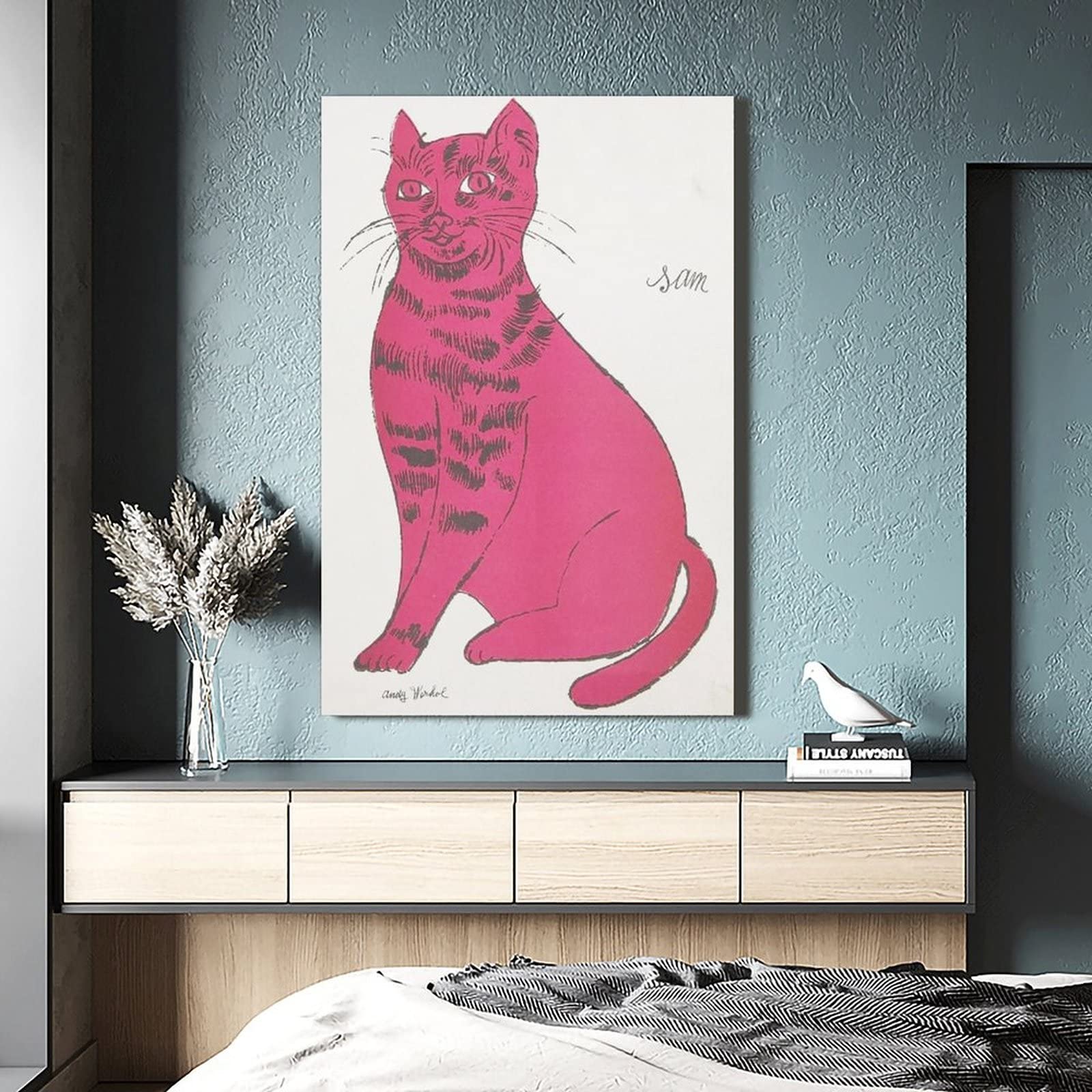Amazon.co.jp: アンディ・ウォーホルの有名な作品（可愛い猫）ポスター