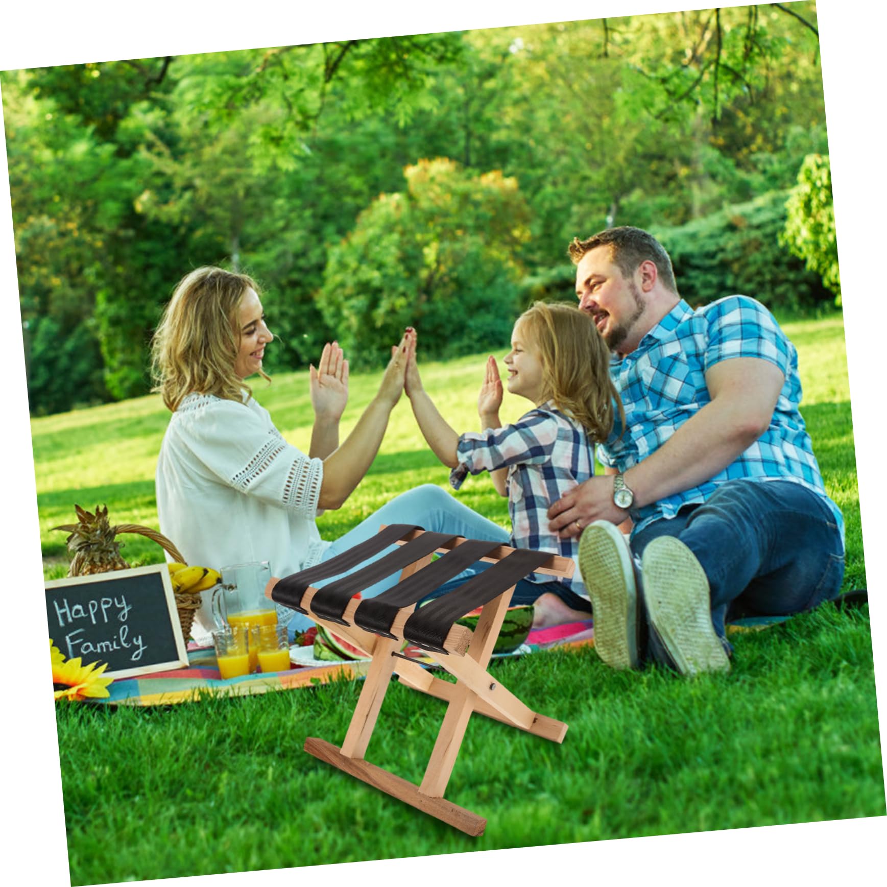 GLSTOY Portable Folding Camping Stool Compact and Lightweight for Hiking Fishing and Outdoor Activities Easy to Carry and Space Saving Design Height