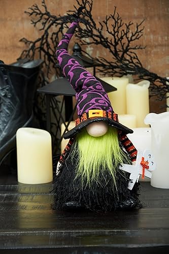 Vista 3 de Gallerie II Gnomo de mago de Halloween Led decoraciones para el hogar negro