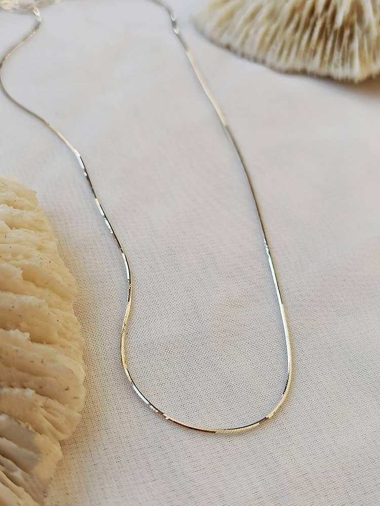 Amazon.com: Tooliks - Sterling Silver Choker Necklace – Thin