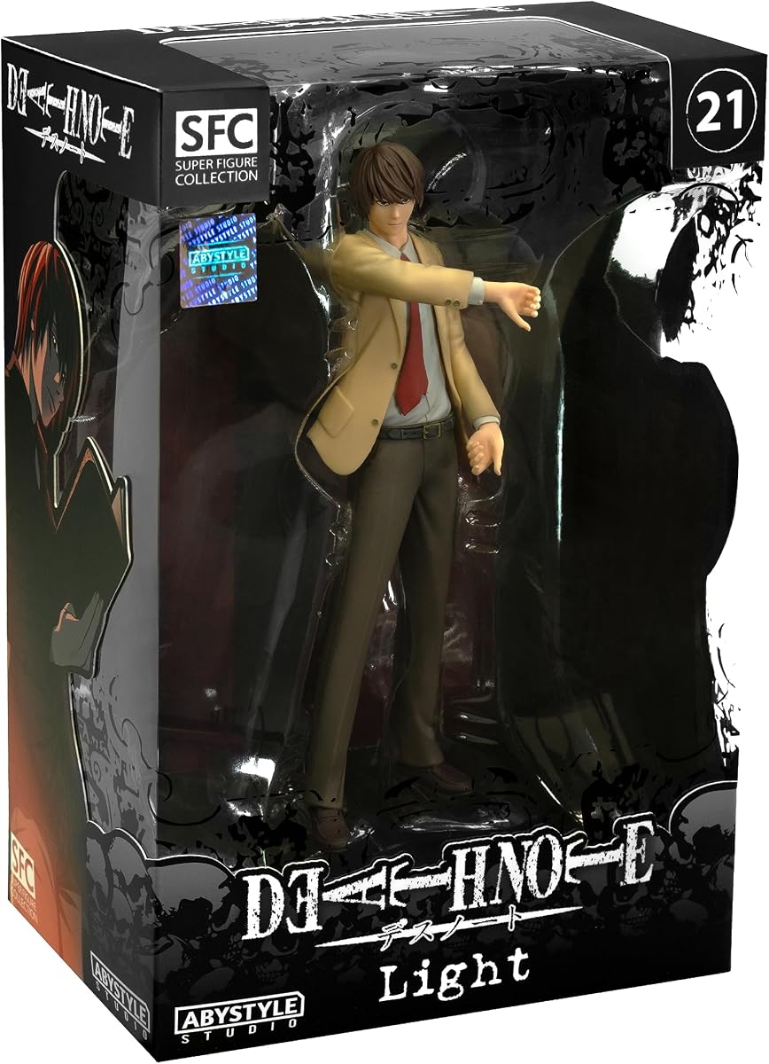 ABYSTYLE Studio Death Note Light SFC Collectible PVC Figure Statue Anime Manga Figurine Home Room Office Décor Gift