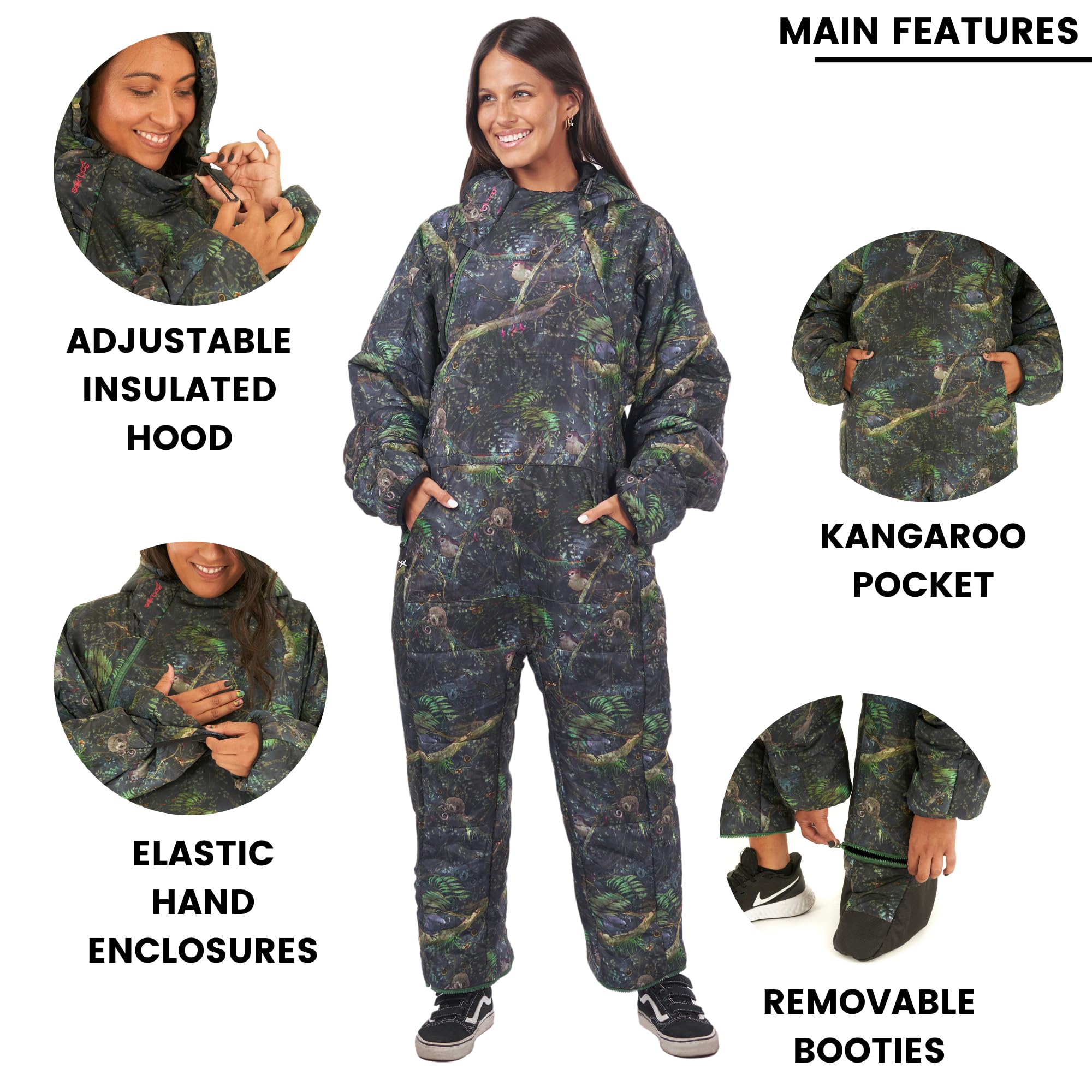 Amazon | Selk'bag Lite ウェアラブル寝袋 - 屋外および屋内用寝袋