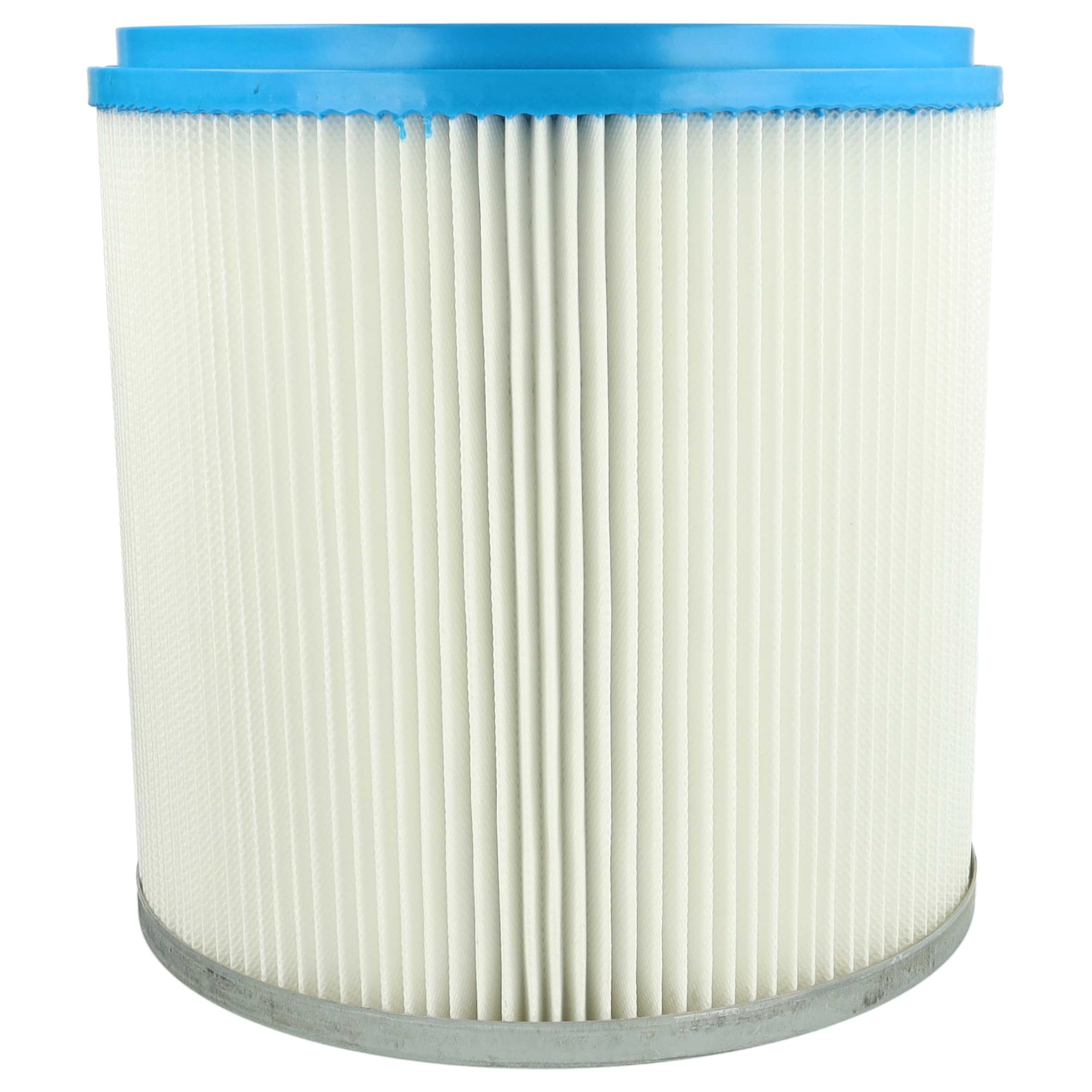 vhbw 3x Filtro plisado reemplaza Bosch 2607432008 para aspiradora - azul plata blanco lavable