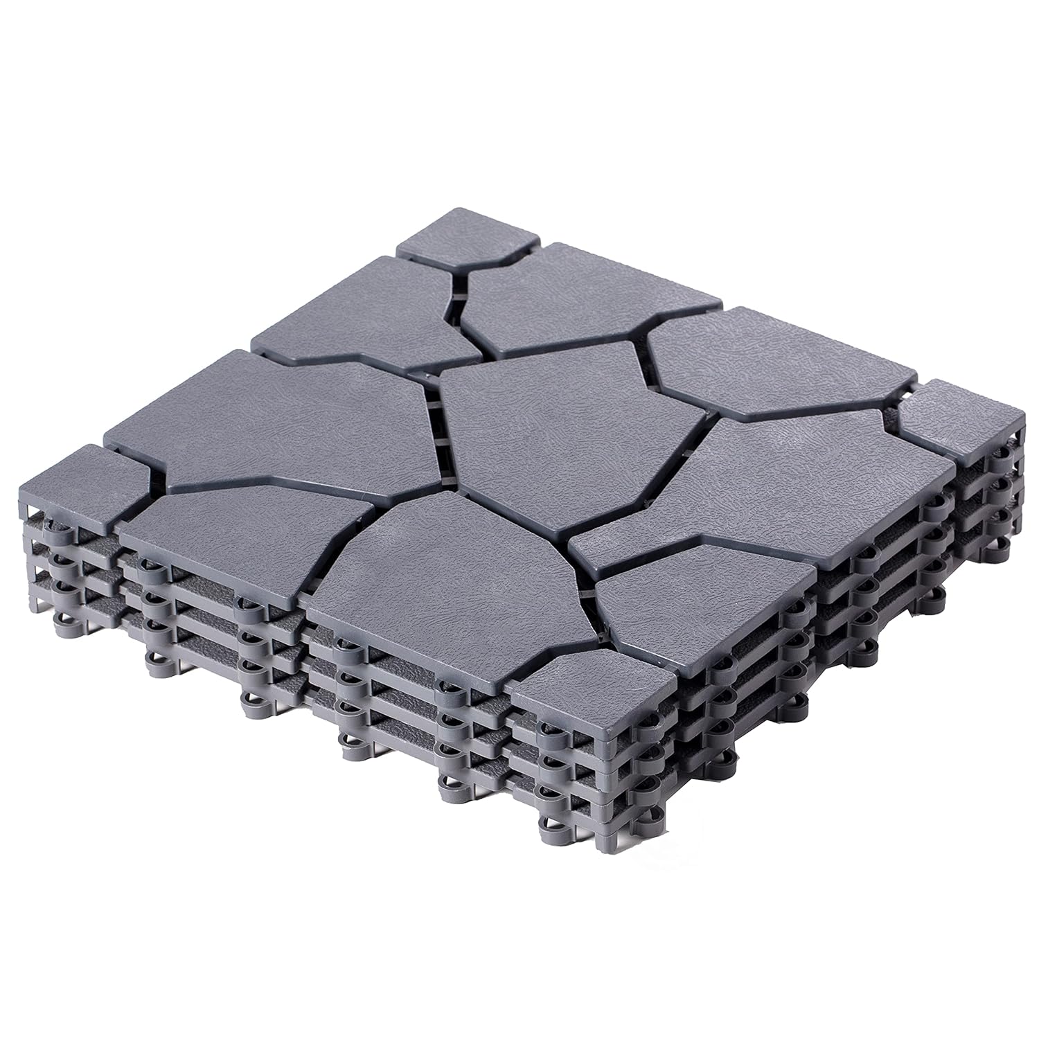 Pack of 4 Interlocking Stone Look Garden Path Tiles Sri Lanka Ubuy