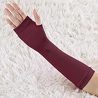 Vista 20 de Allegra K Calentadores de brazo sin dedos unisex de moda clásica