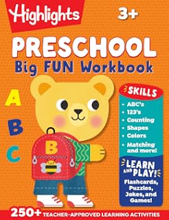 Preschool Big Fun Workbook: 256-Page Preschool Learning Workbook, Practice Math, Writing, Shapes and More with Puzzles and Activities for Preschoolers