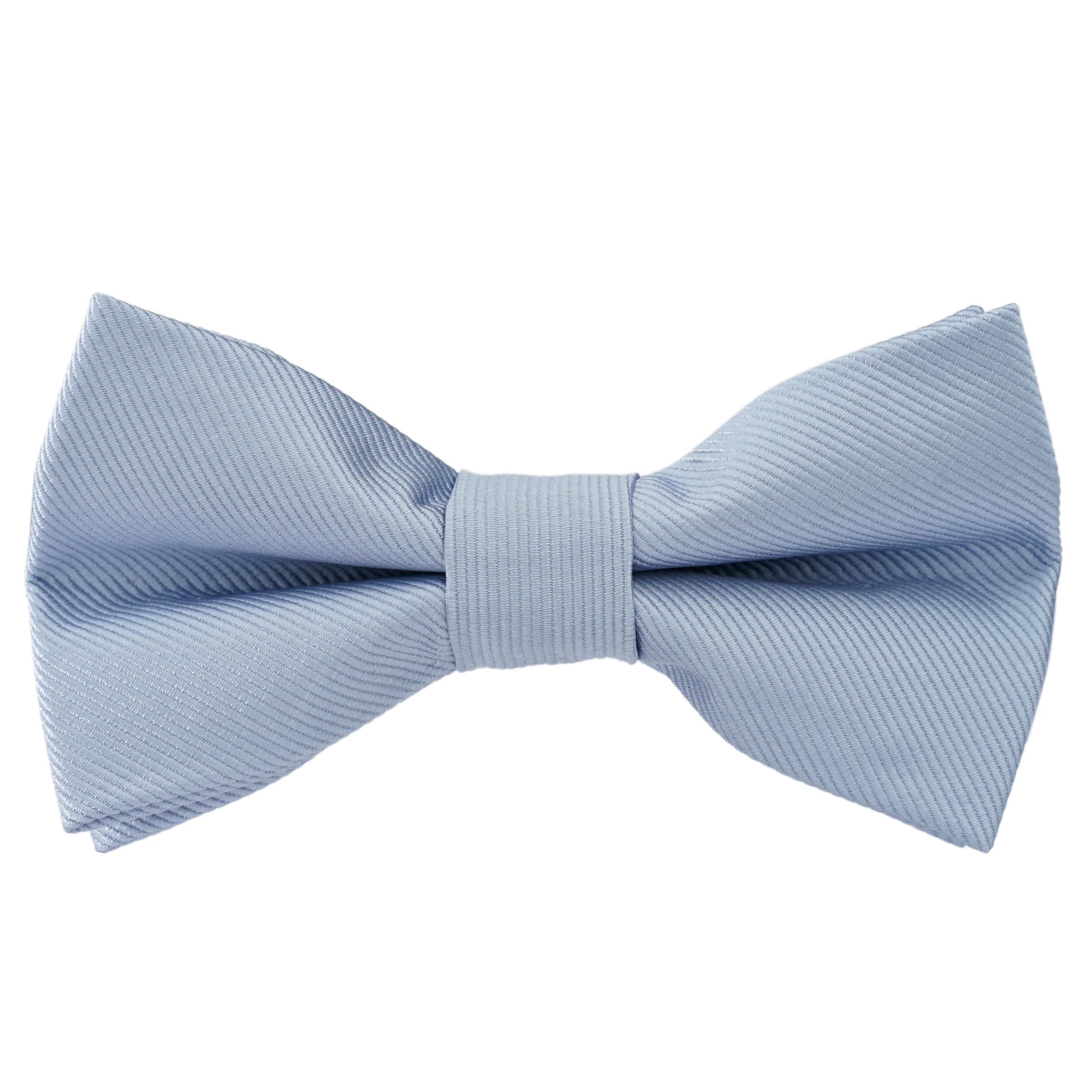 Pre-Tied Adjustable Solid Tuxedo Bow Tie for Boys and Men