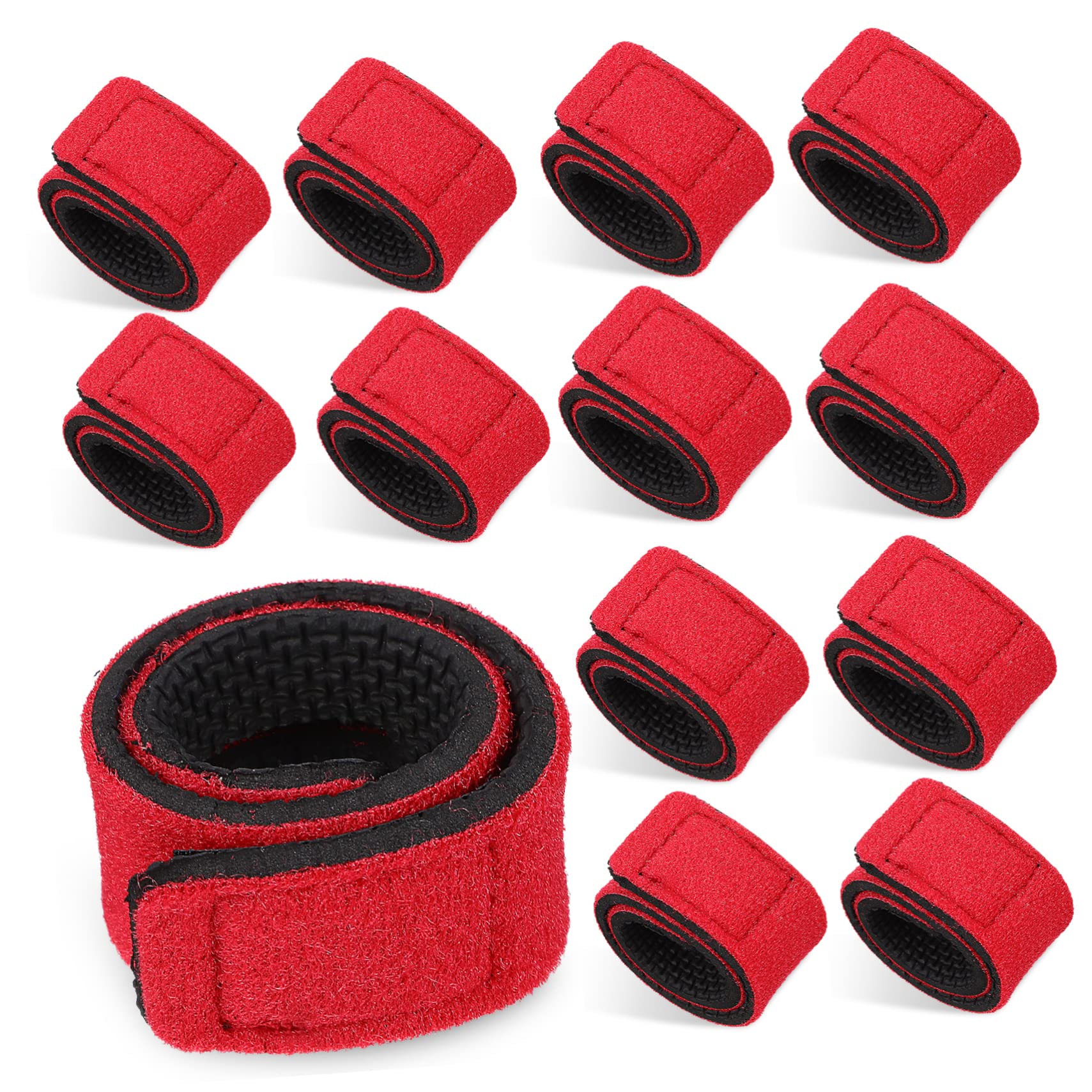 NAMOARLY 10pcs Elastic Fishing Rod Straps Fishing for Organizing for Tackle Management and Rod