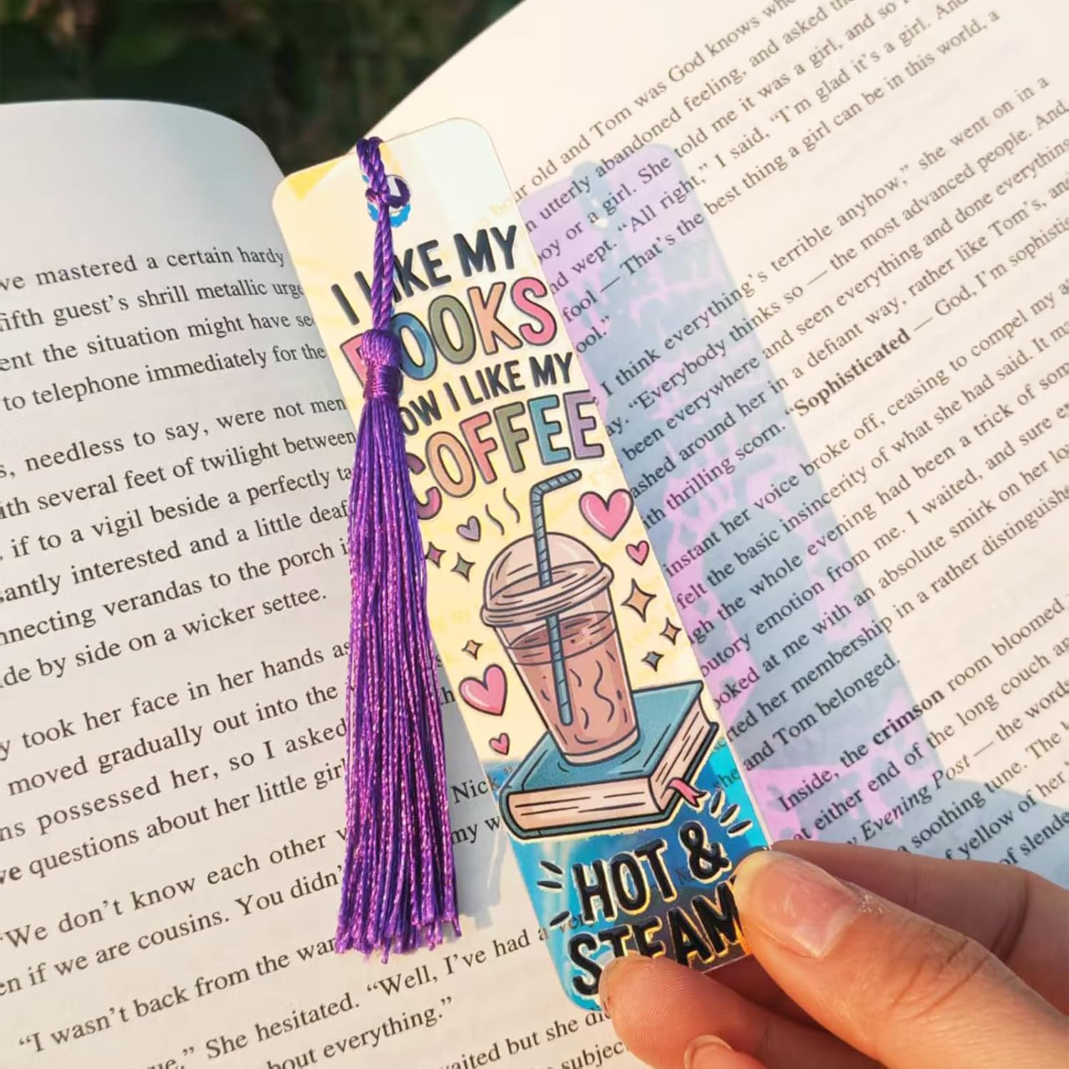 120Pcs Acrylic Bookmark Blanks Kits, Iridescent Clear Bookmarks Bulk,30Pcs Blank Bookmarks with 30PCS Booklover UV DTF Stickers and 30 Color Tassels for DIY Crafting Projects and Book Lovers Gifts