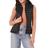 Women&apos;s Lightweight Water-Resistant Packable Puffer Vest