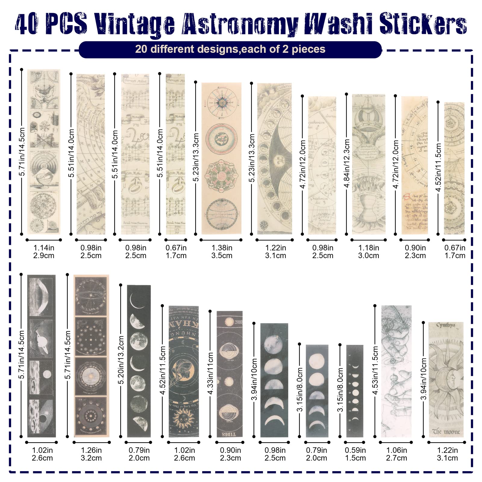 Lot De 191 Autocollants Astronomie Céleste Vintage Décoratifs, étoile Dorée, Planète, Lune, Espace, Galaxie, Autocollant De Sorcière, Autocollant Avec Pince à épiler Pour Scrapbooking, Bullet Journal