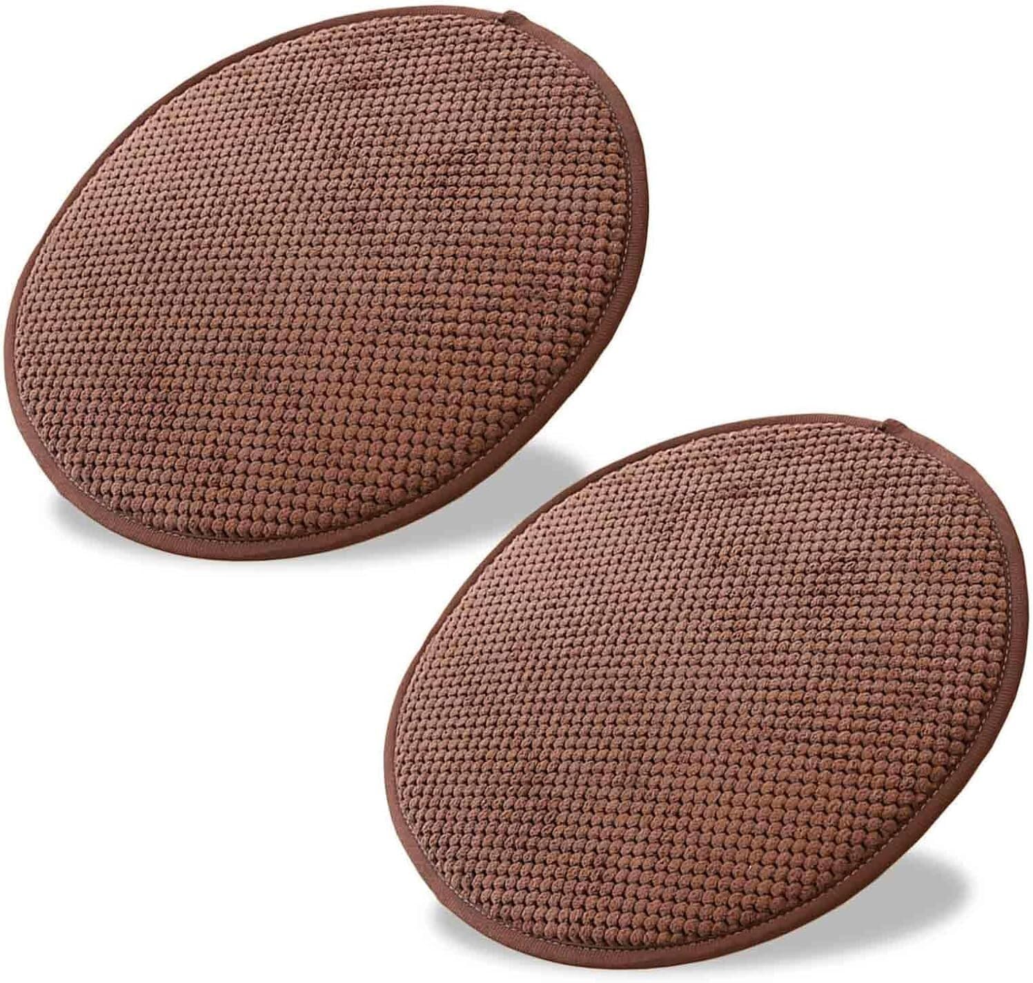 Coussins ronds pour tabourets antidérapants lavables en machine