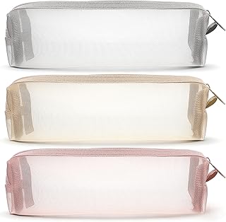 Sibba 3 bolsas de malla para brochas de maqui...