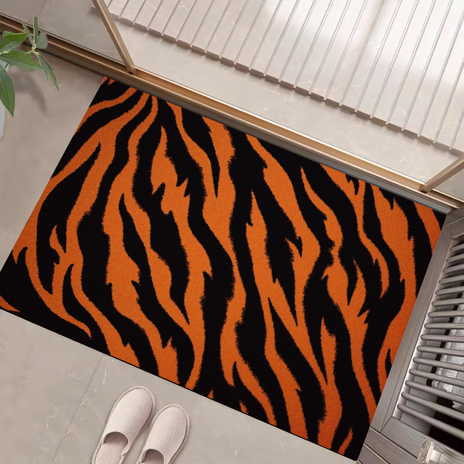 Tapis de porte d'entrée antidérapant pour éviter les glissades et la boue