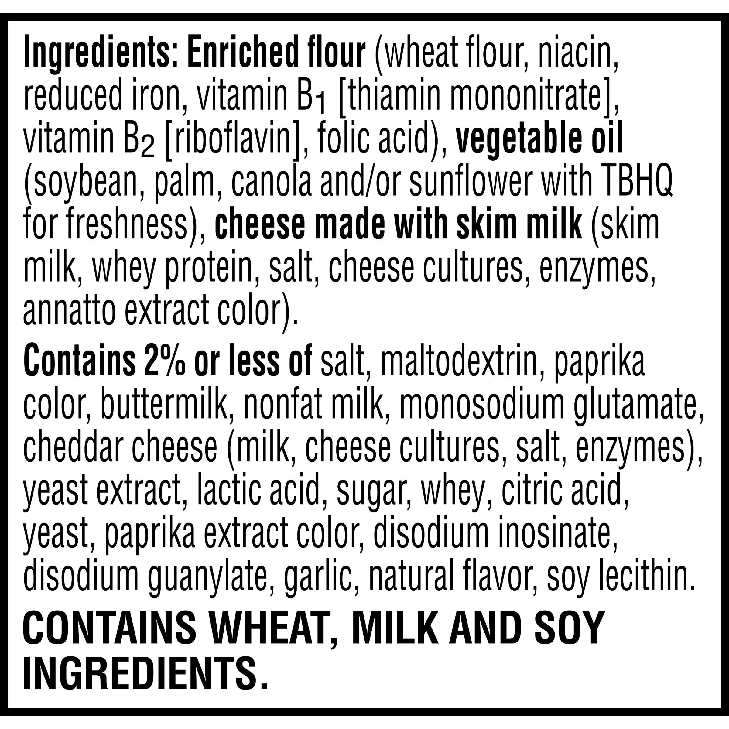 Cheez-It Cracker al formaggio, snack al forno, snack per il pranzo, formato famiglia, extra formaggio, scatola da 600 ml (1 scatola)