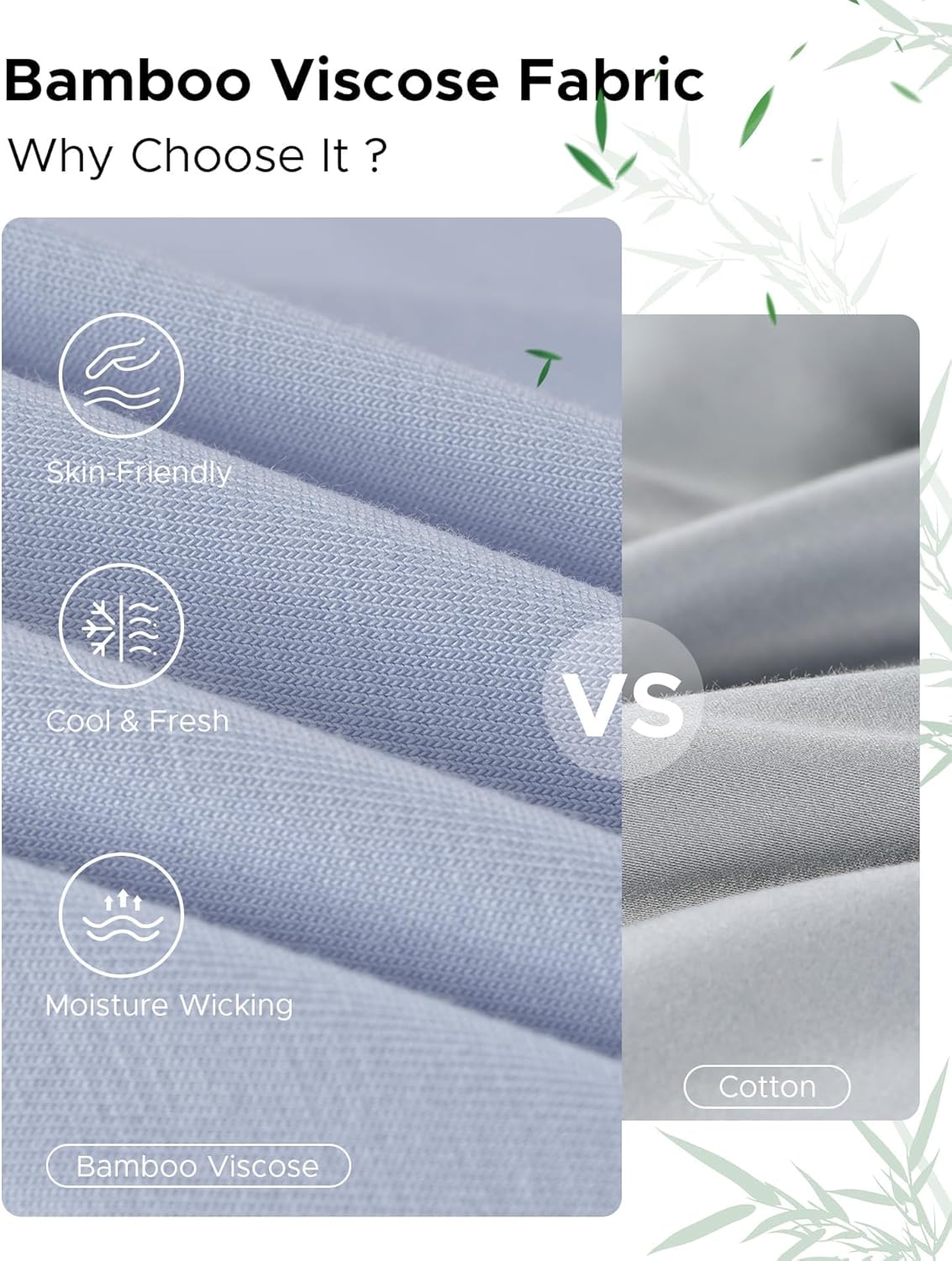 INNERSY Men's Bamboo Viscose Boxer Briefs Breathable Moisture Wicking Underwear 4-Pack - Image 5