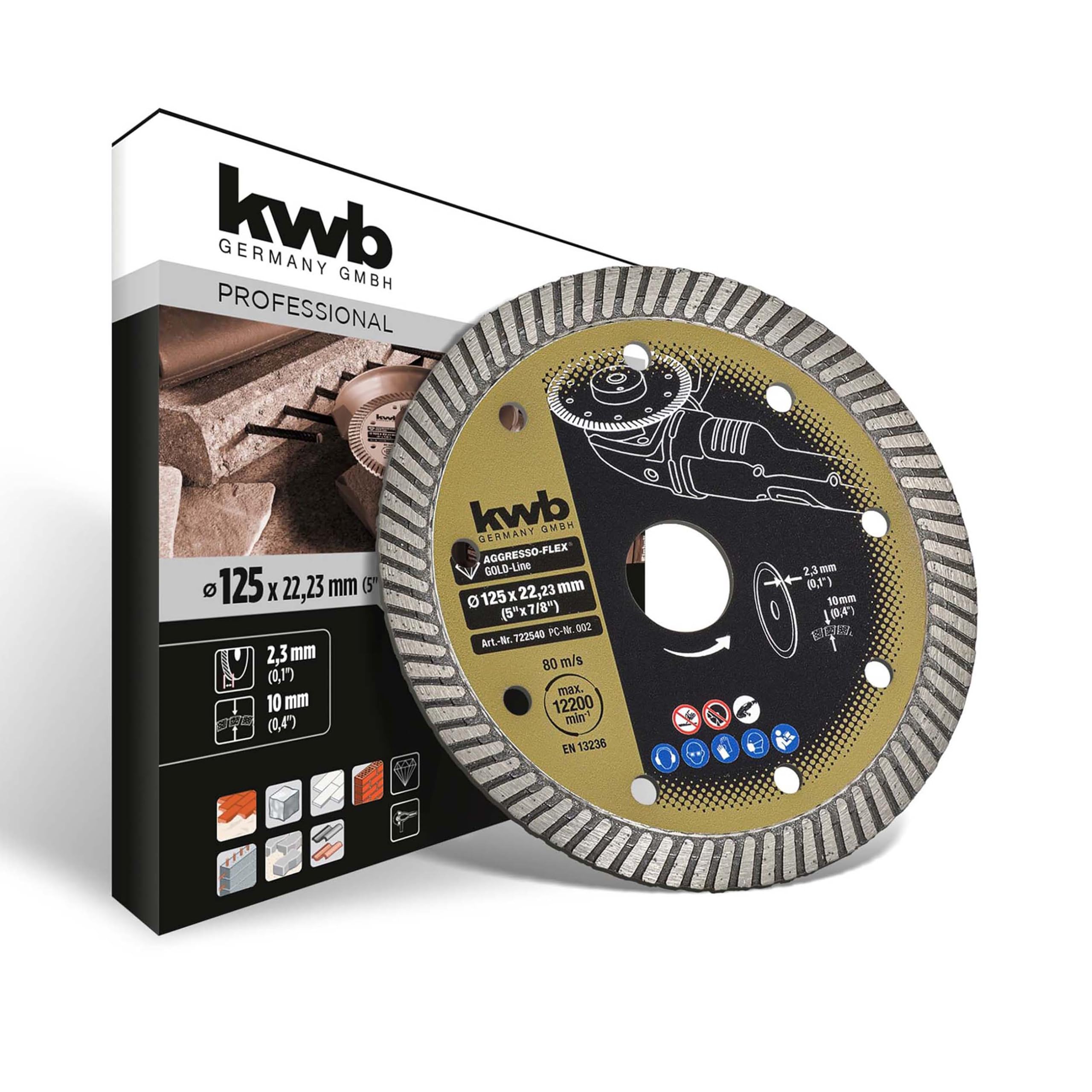 Kwb Elmas Granit Kesme 125 mm - 49722540