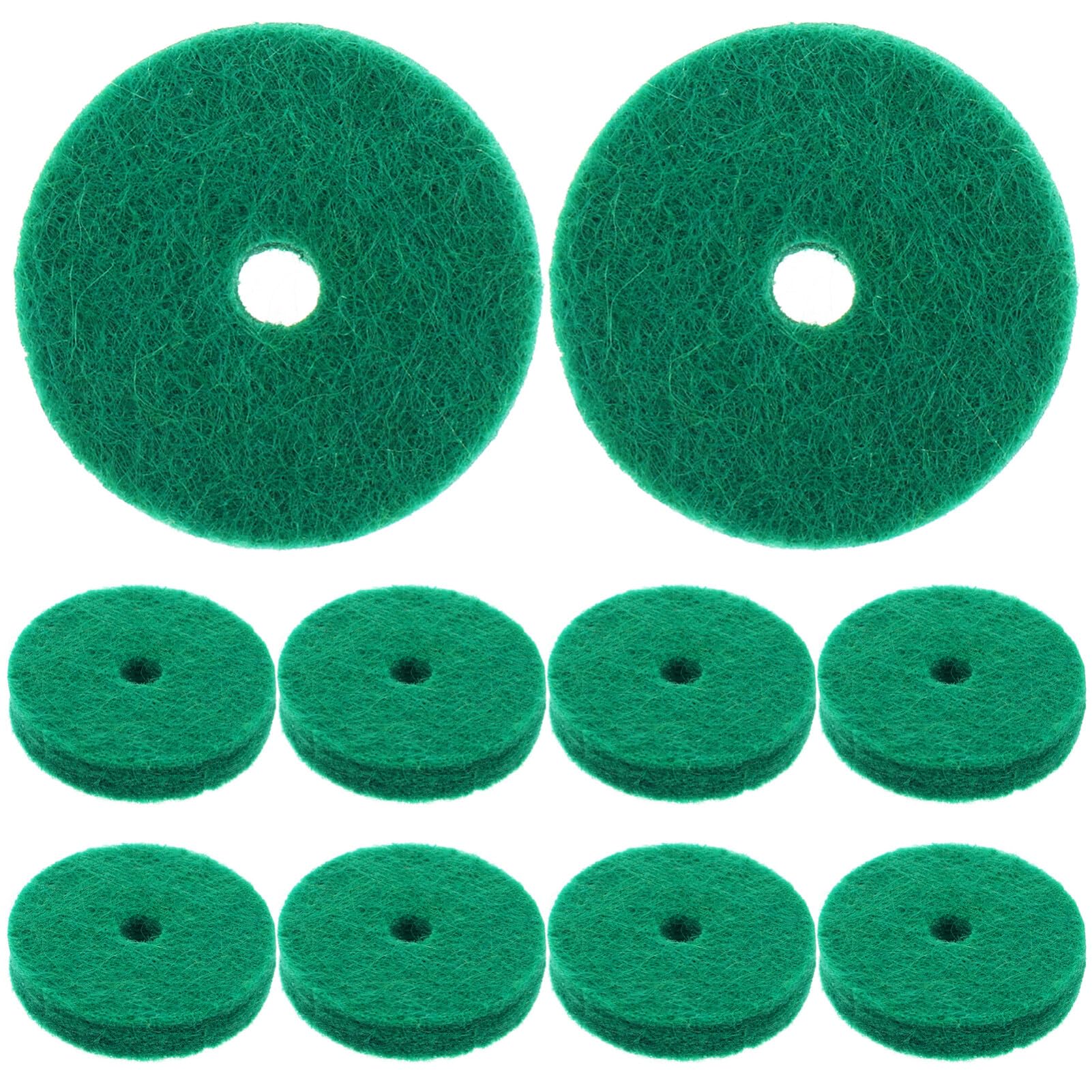 TOYANDONA Piano Felt Pads 90pcs Green Felt Washers Keyboard Balance Washers for Piano