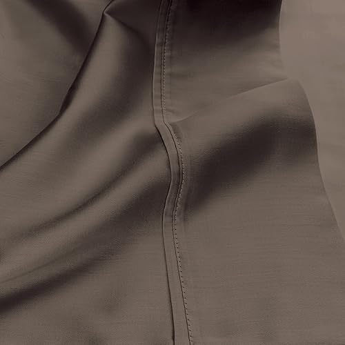 Miniatura 3 de BLUENILEMILLS Blue Nile Mills - Juego de sábanas de algodón egipcio elástico de 400 hilos ultra suaves y de alta calidad, tejido satinado, sólido,