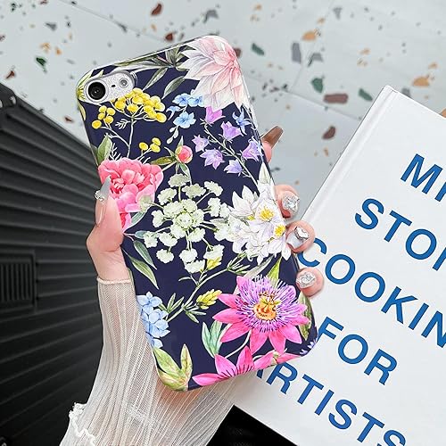 Miniatura 4 de J.west Funda para iPod Touch 7, funda para iPod Touch 6 y 5, funda suave con patrón floral funda de silicona delgada para iPod Touch 5, 6 y 7