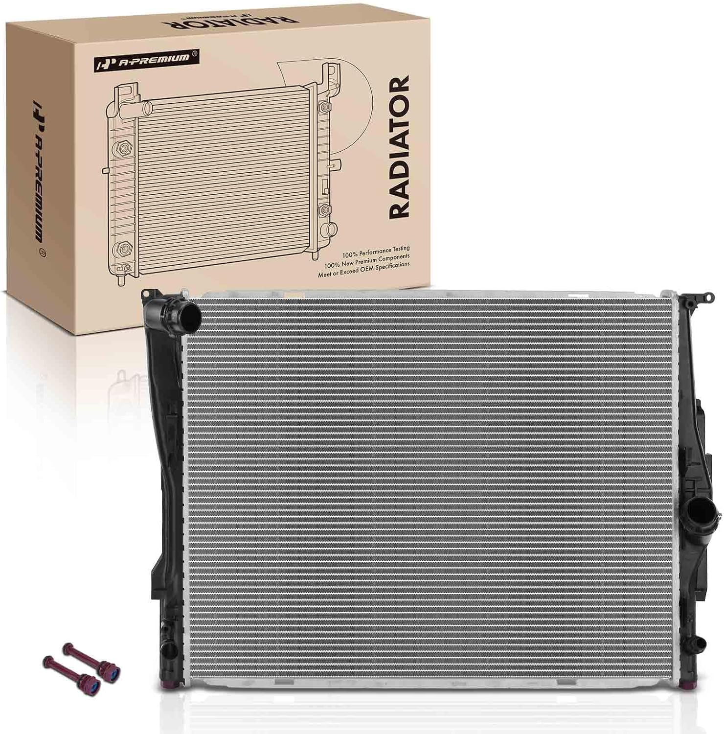 Amazon.com: A-Premium Engine Coolant Radiator Assembly Compatible with ...
