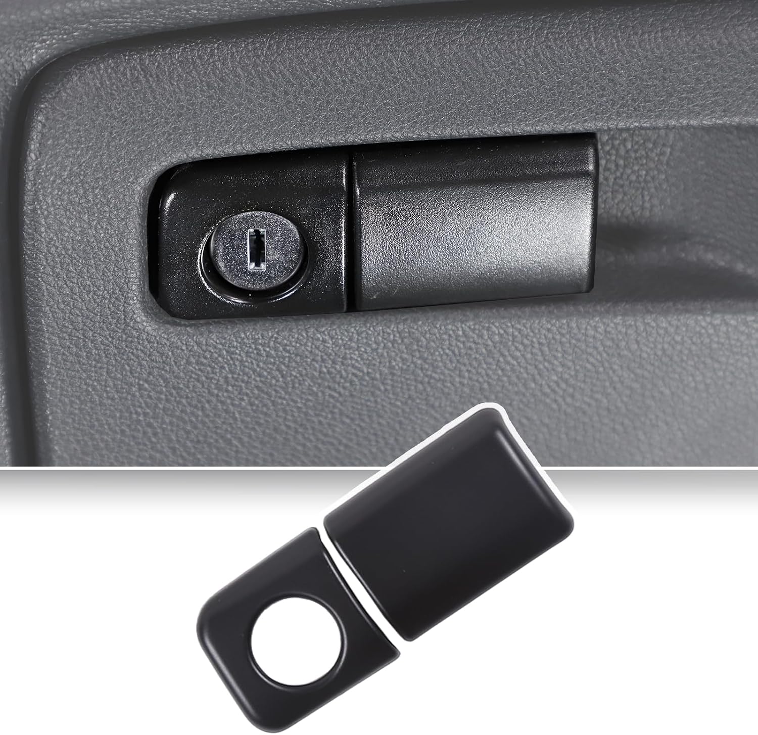 Carbon Fiber Glove Box Handle Trim Cover For Honda Pilot, Ridgeline, Passport (2016-2023) - View #5