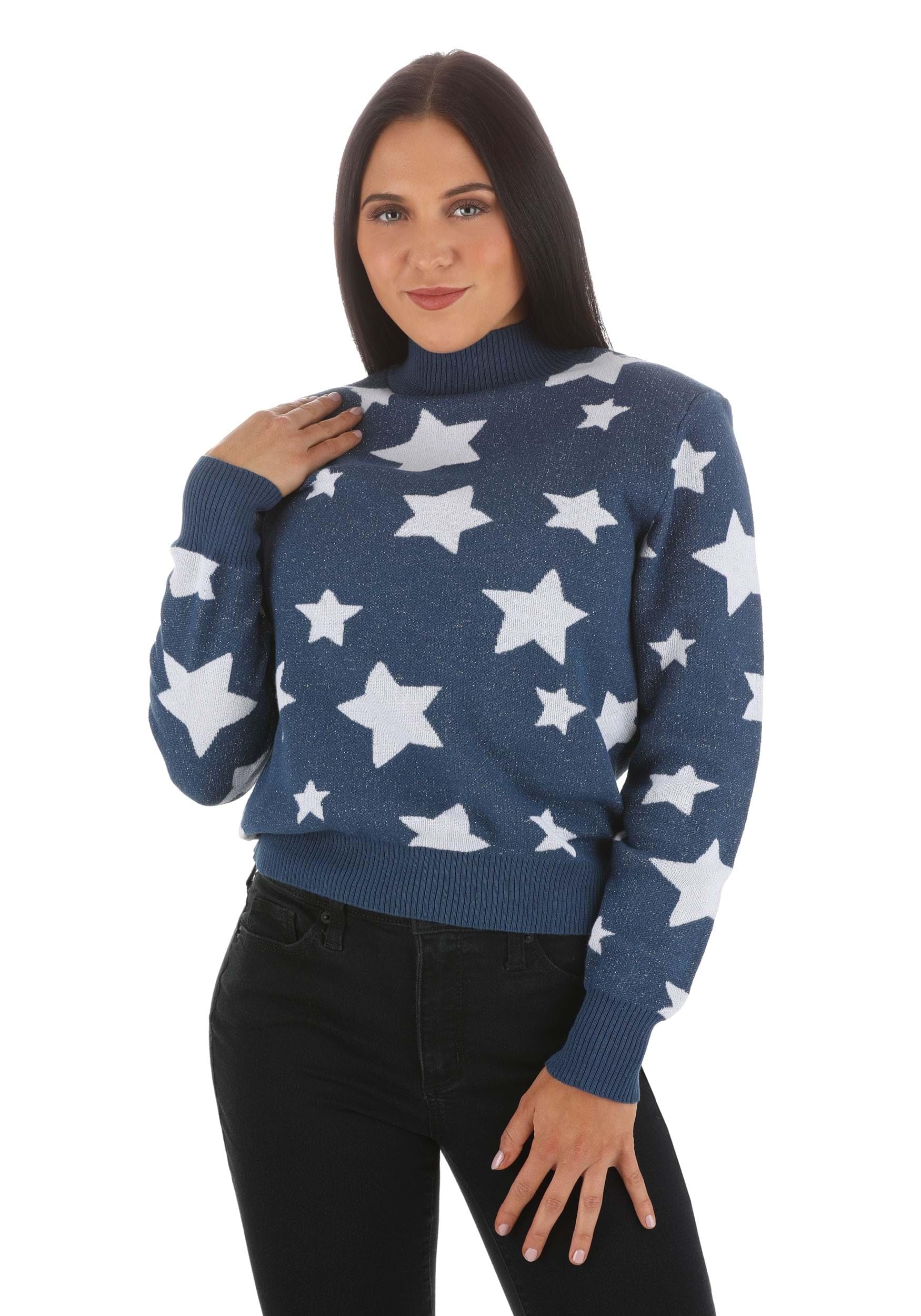 Fun Costumes Blue Coraline Star Sweater Fancy Dress Costume Small