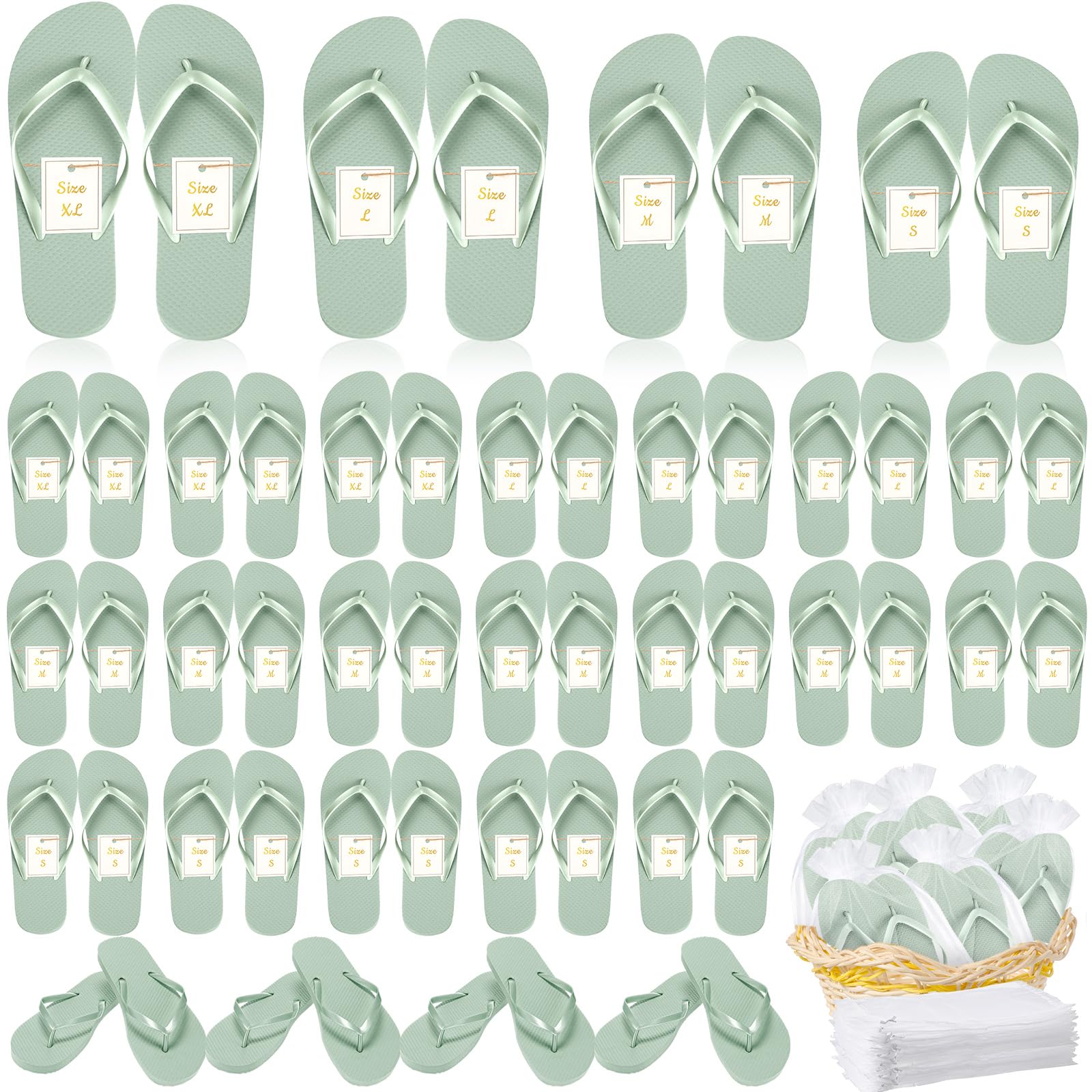 Unittype 24/48 Pairs Flip Flops Bulk