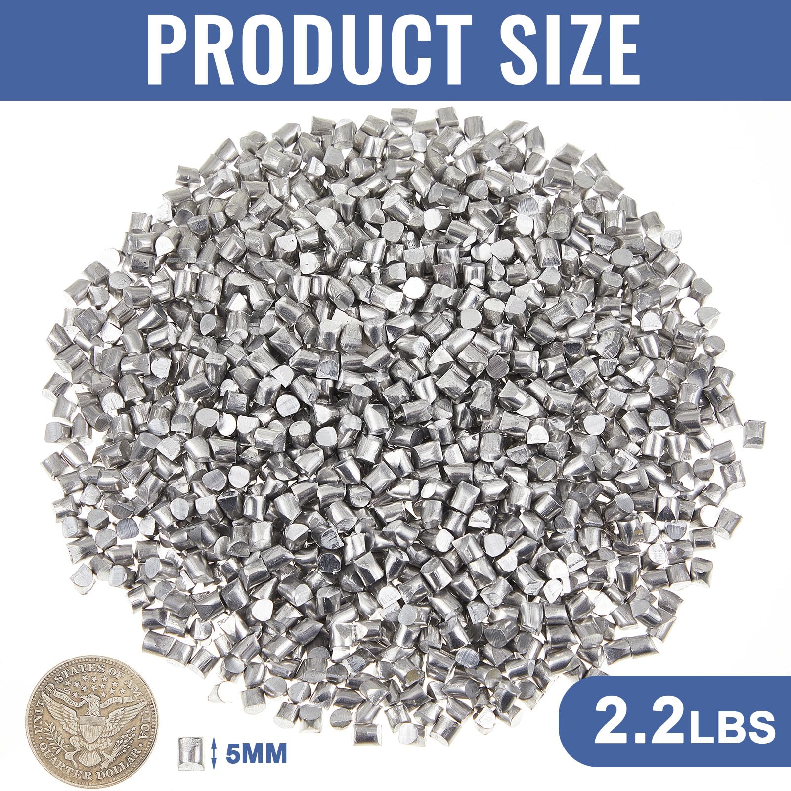 High Purity Aluminum Chop - 2.2 lbs -2 High Purity Aluminum Chop - 2.2 lbs -2