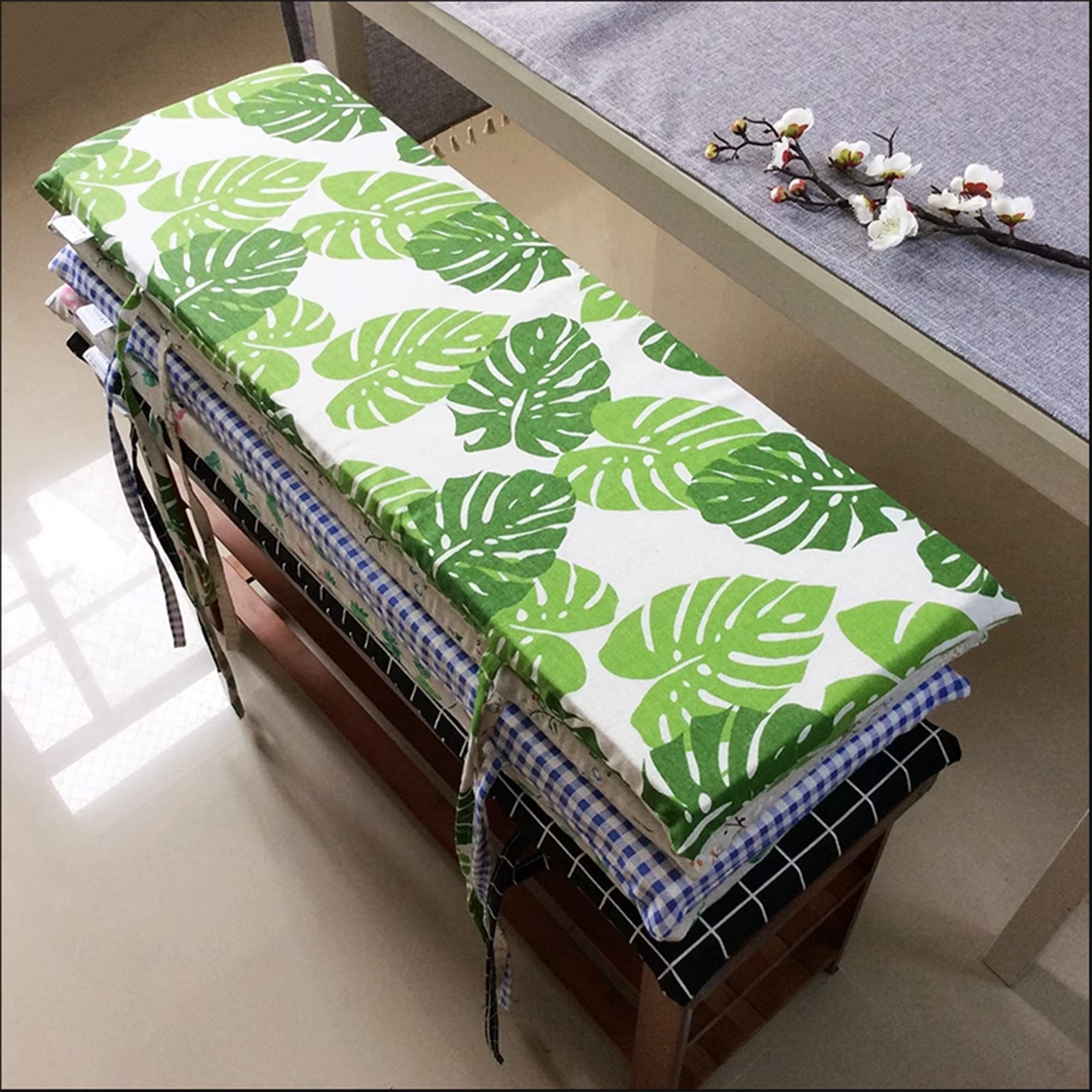Coussin de chaise de salle à manger lavable et tapis de tabouret de cuisine