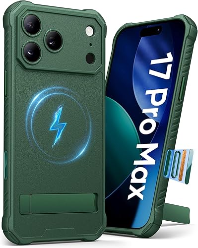 Miniatura 26 de Funda para Samsung Galaxy S25 Edge, compatible con MagSafe y soporte integrado, probada contra caídas de grado militar, mate, resistente, a prueba